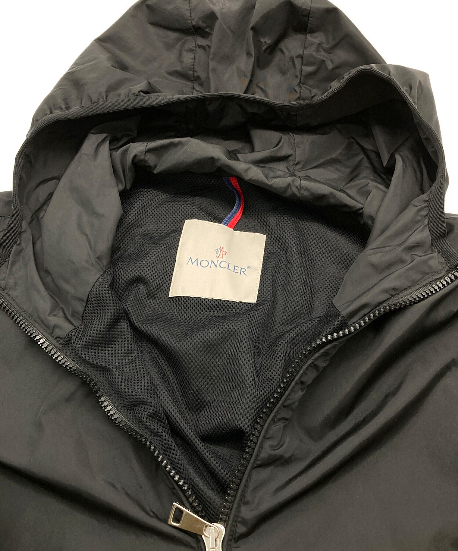 中古・古着通販】MONCLER (モンクレール) VIVEナイロンジップアップパーカー ブラック サイズ:1｜ブランド・古着通販  トレファク公式【TREFAC FASHION】スマホサイト