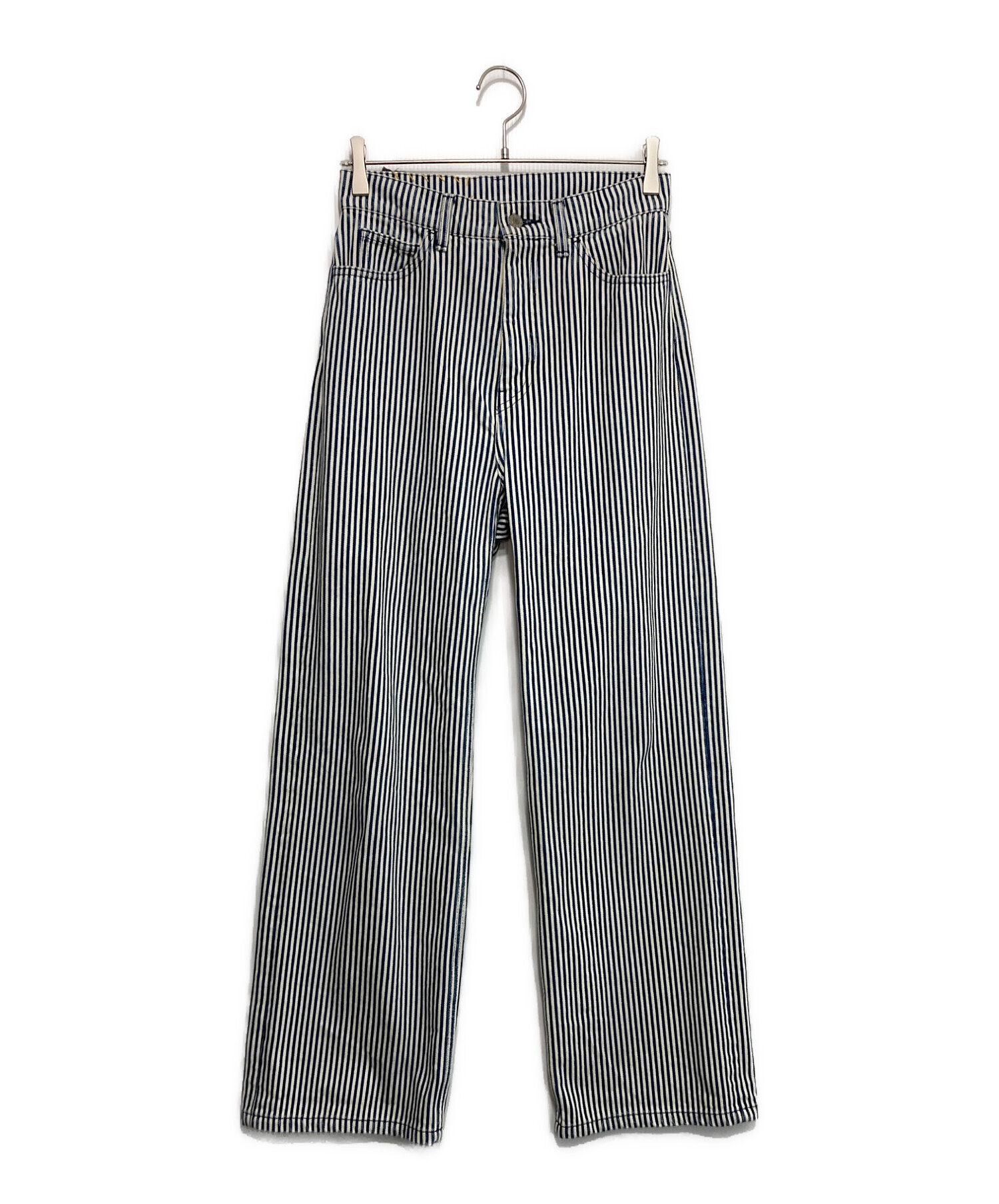 R.H.Vintage (ロンハーマン・ヴィンテージ) Hickory Pants ネイビー×ホワイト サイズ:S