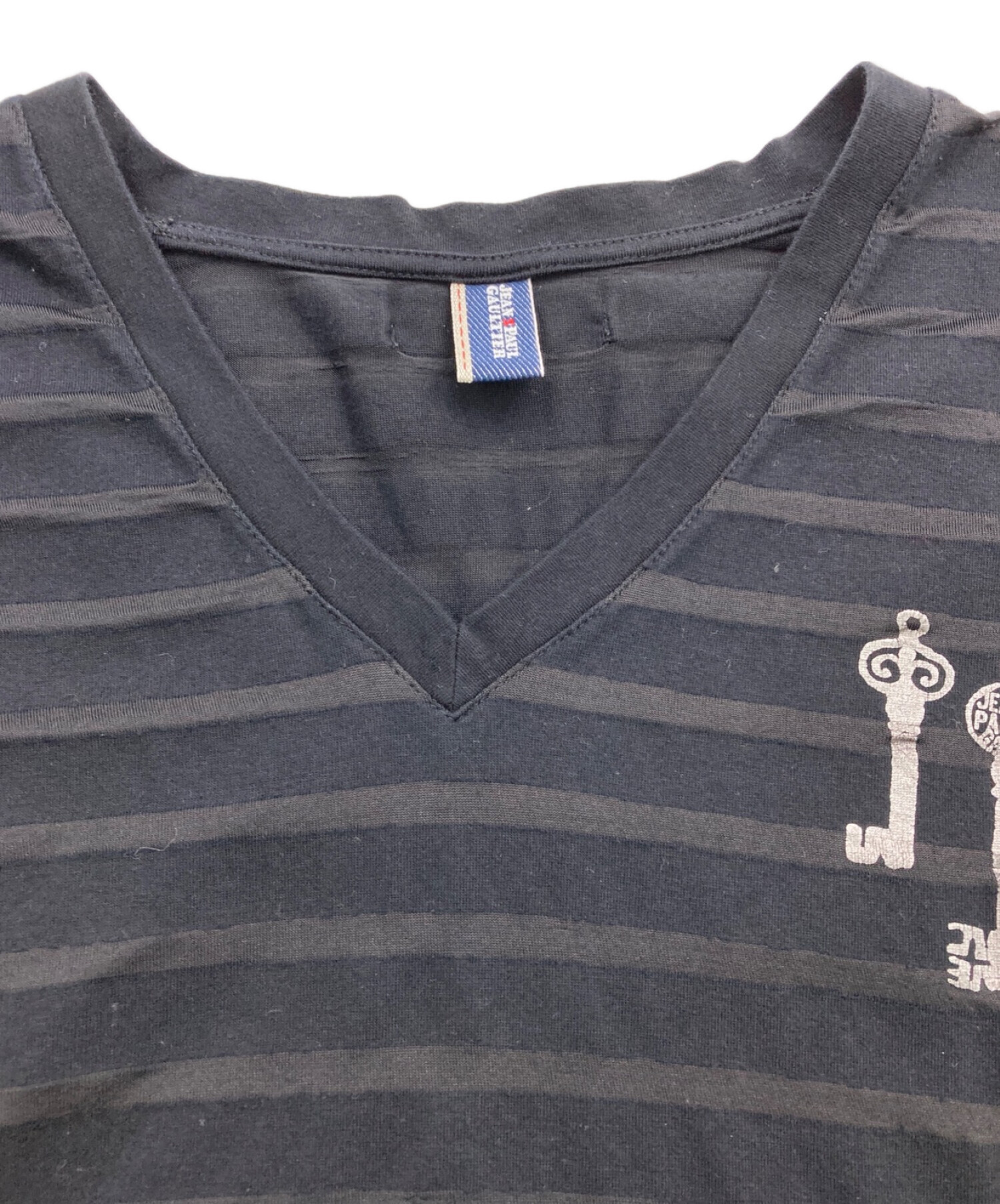 中古・古着通販】Jean Paul GAULTIER (ジャンポールゴルチェ) ボーダーカットソー ブラック サイズ:M｜ブランド・古着通販  トレファク公式【TREFAC FASHION】スマホサイト