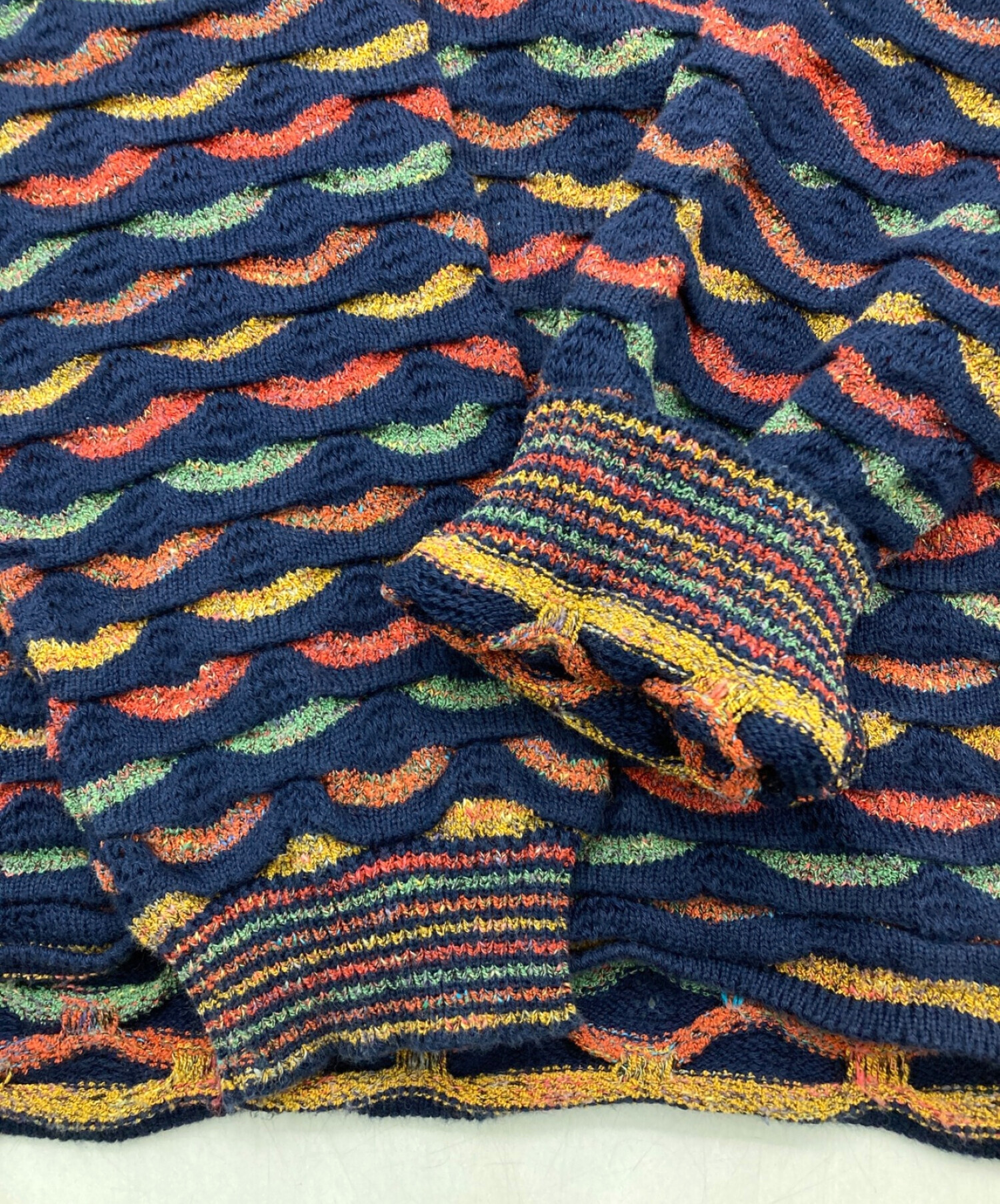 MISSONI SPORTS (ミッソーニスポーツ) 総柄ニット マルチカラー サイズ:40