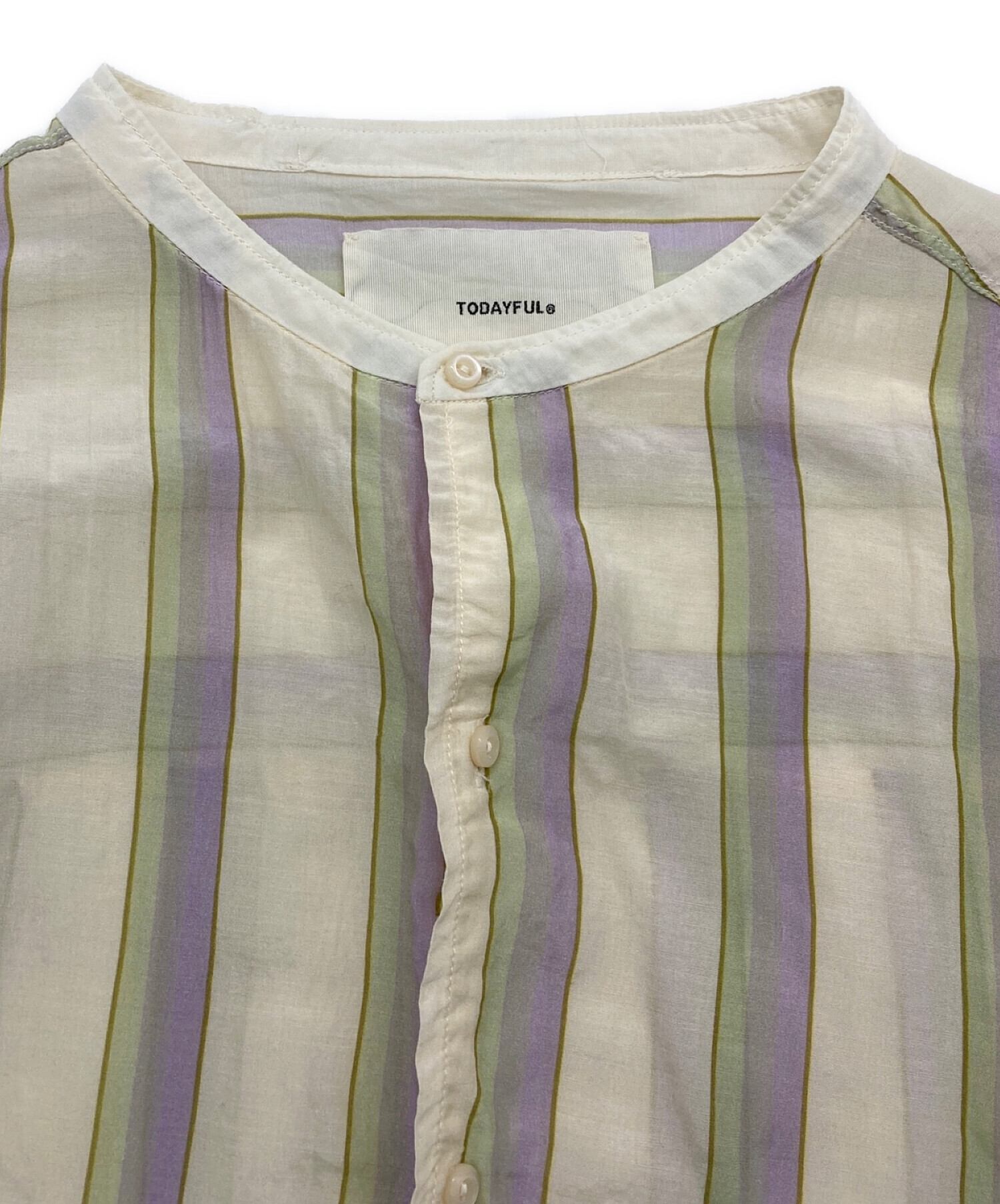 中古・古着通販】TODAYFUL (トゥデイフル) Multistripe Silk Shirts