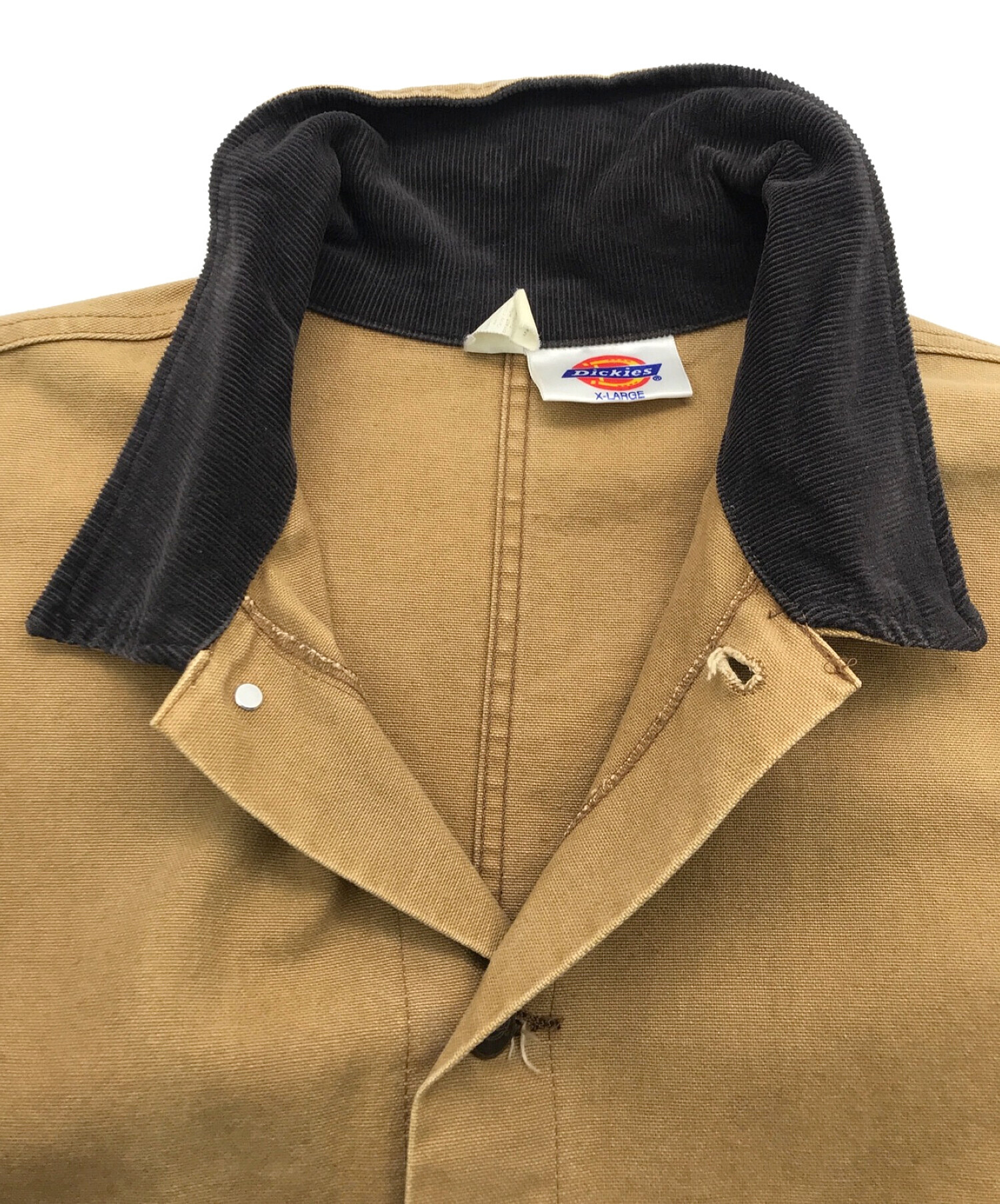 Dickies (ディッキーズ) ヴィンテージダックカバーオール ベージュ サイズ:XL