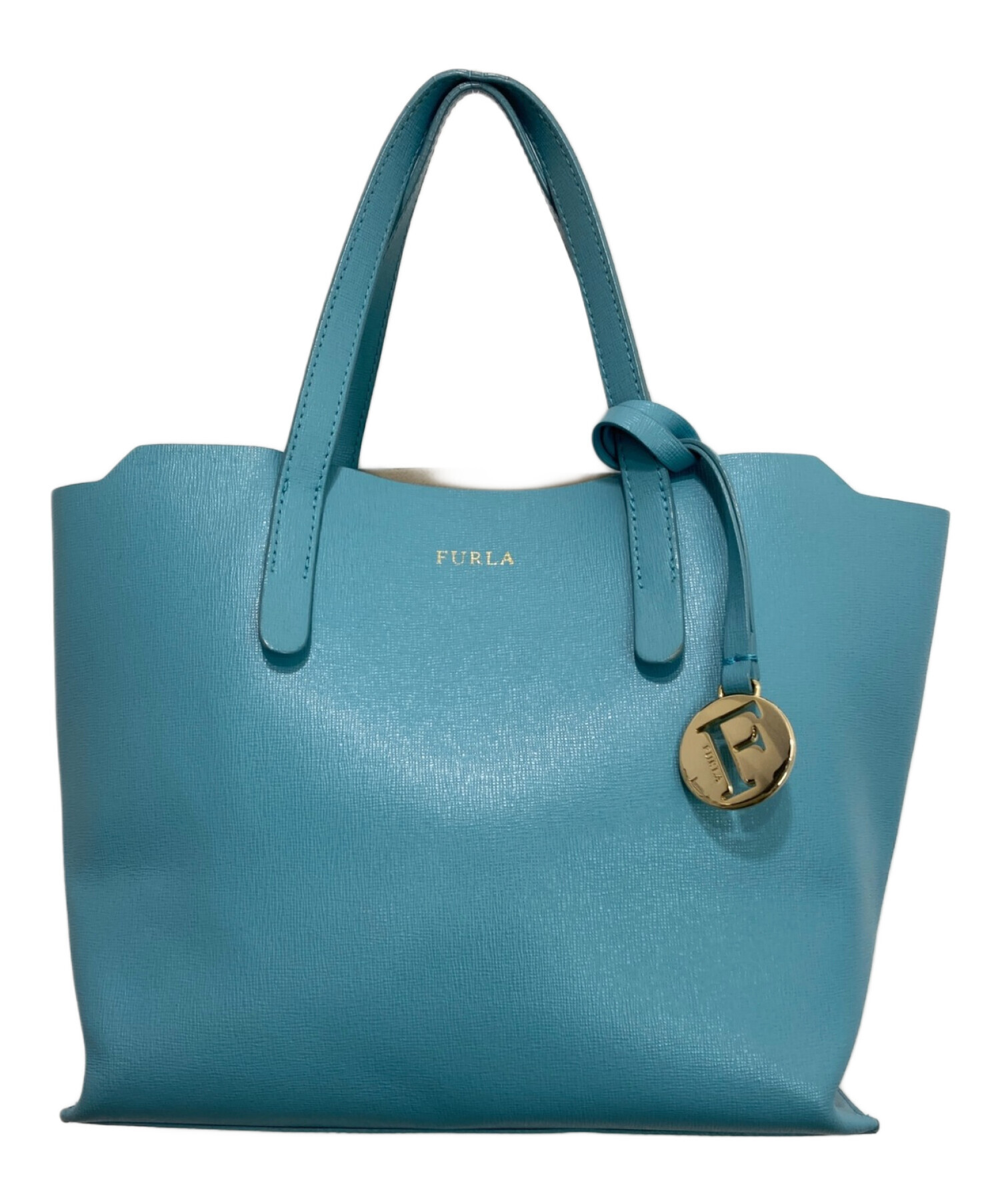 中古・古着通販】FURLA (フルラ) ハンドバッグ ブルー｜ブランド・古着通販 トレファク公式【TREFAC FASHION】スマホサイト