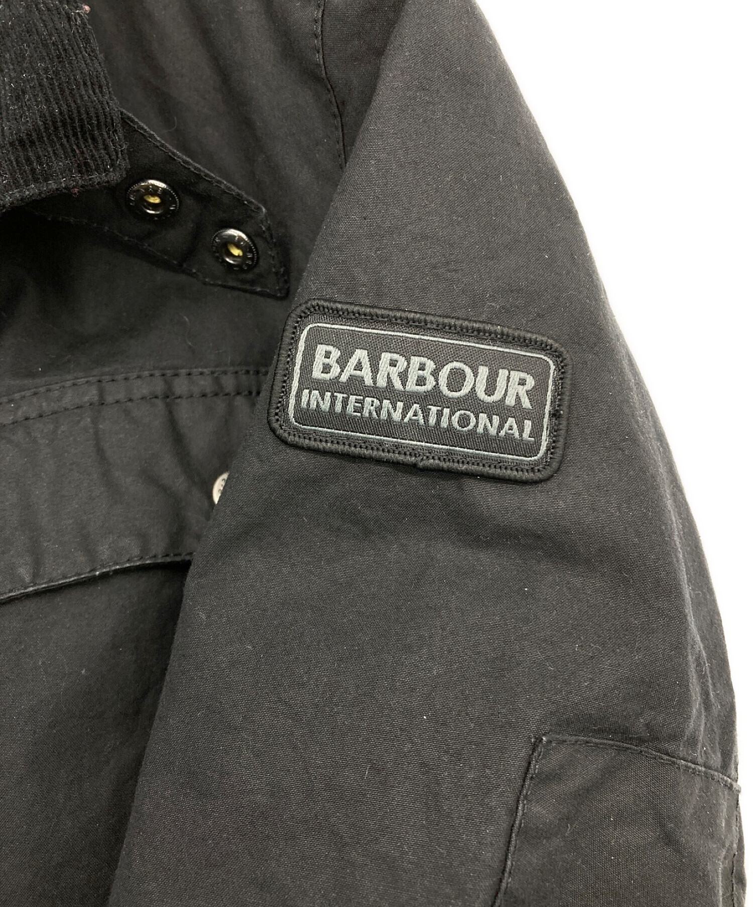 中古・古着通販】Barbour (バブアー) INTERNATIONAL DUKE WAX JACKET ブラック サイズ:S｜ブランド・古着通販  トレファク公式【TREFAC FASHION】スマホサイト