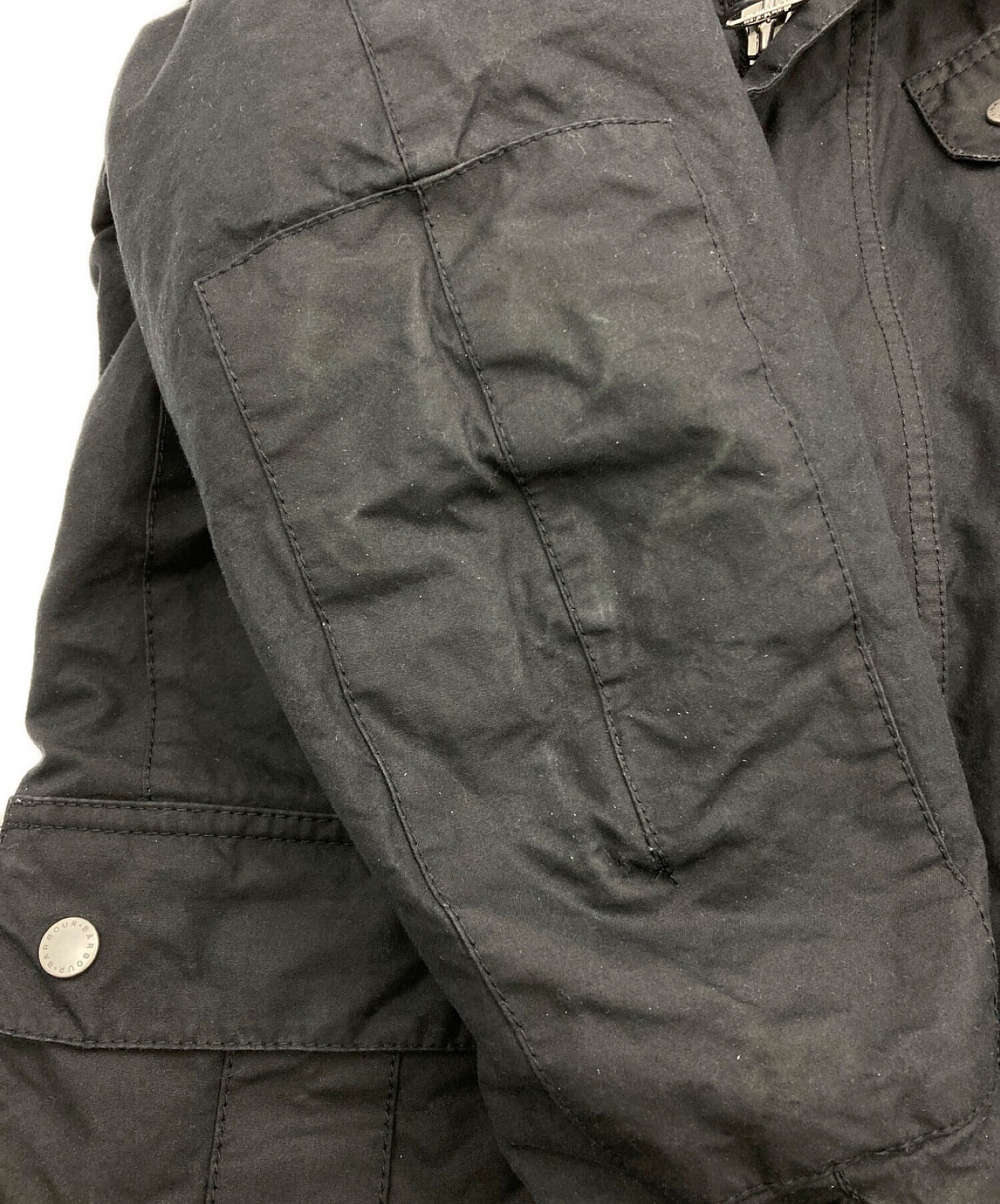 Barbour (バブアー) INTERNATIONAL DUKE WAX JACKET ブラック サイズ:S