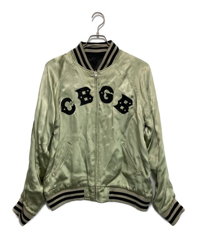 CBGB (シービージービー) OMFUG リバーシブルスカジャン ブラック×ベージュ サイズ:M