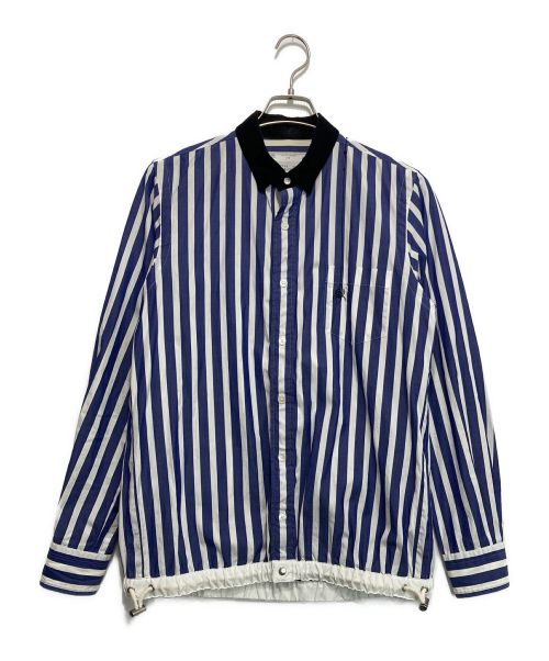 【中古・古着通販】sacai (サカイ) ストライプシャツ ブルー×ホワイト サイズ:S｜ブランド・古着通販 トレファク公式【TREFAC  FASHION】スマホサイト