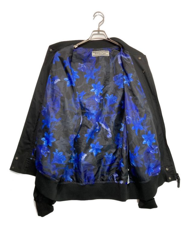 Onitsuka Tiger (オニツカタイガー) PRINTED BOMBER JACKET ブラック サイズ:XL