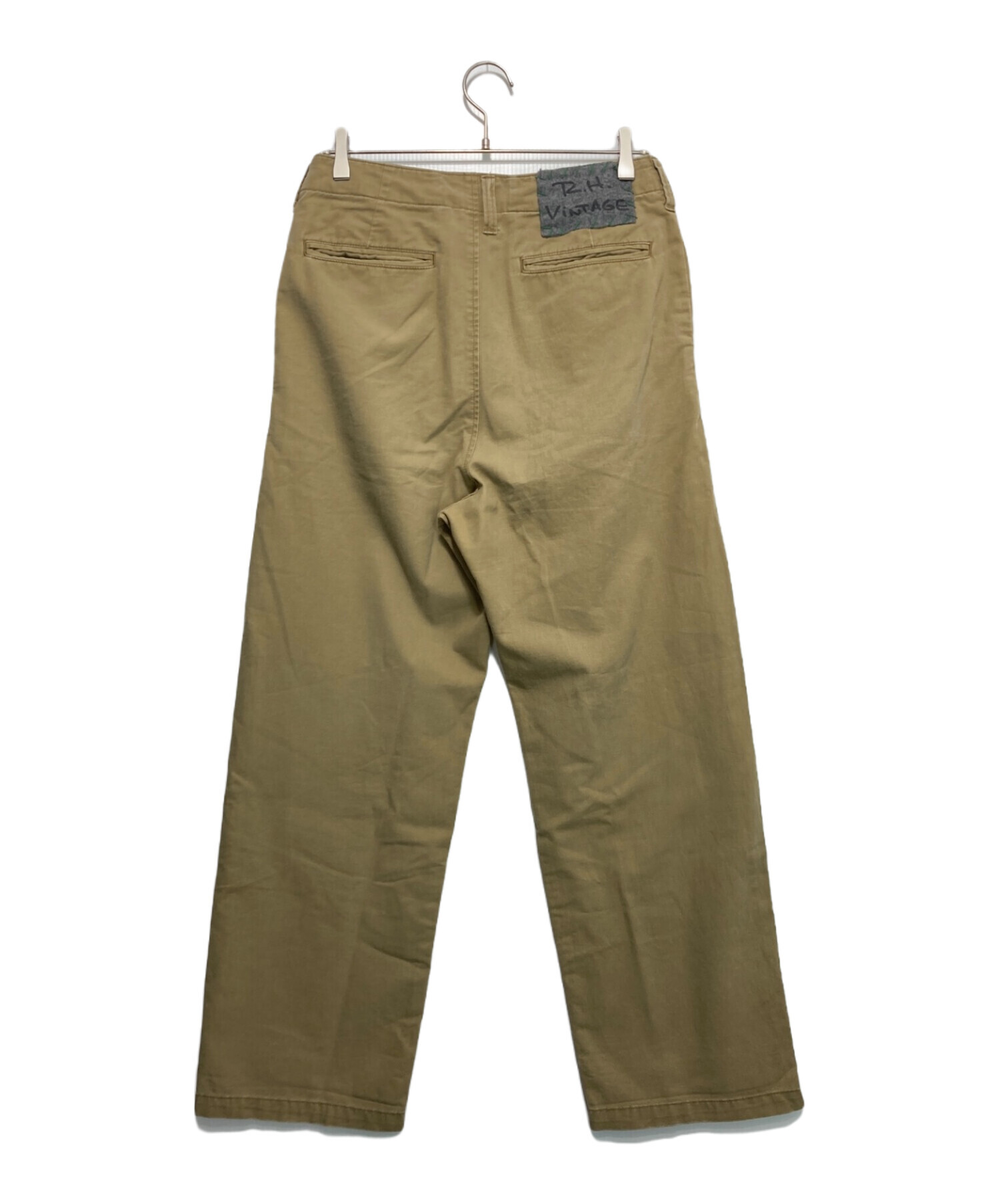 中古・古着通販】R.H.Vintage (ロンハーマン・ヴィンテージ) Organic Cotton Chino Trousers ベージュ  サイズ:XS｜ブランド・古着通販 トレファク公式【TREFAC FASHION】スマホサイト