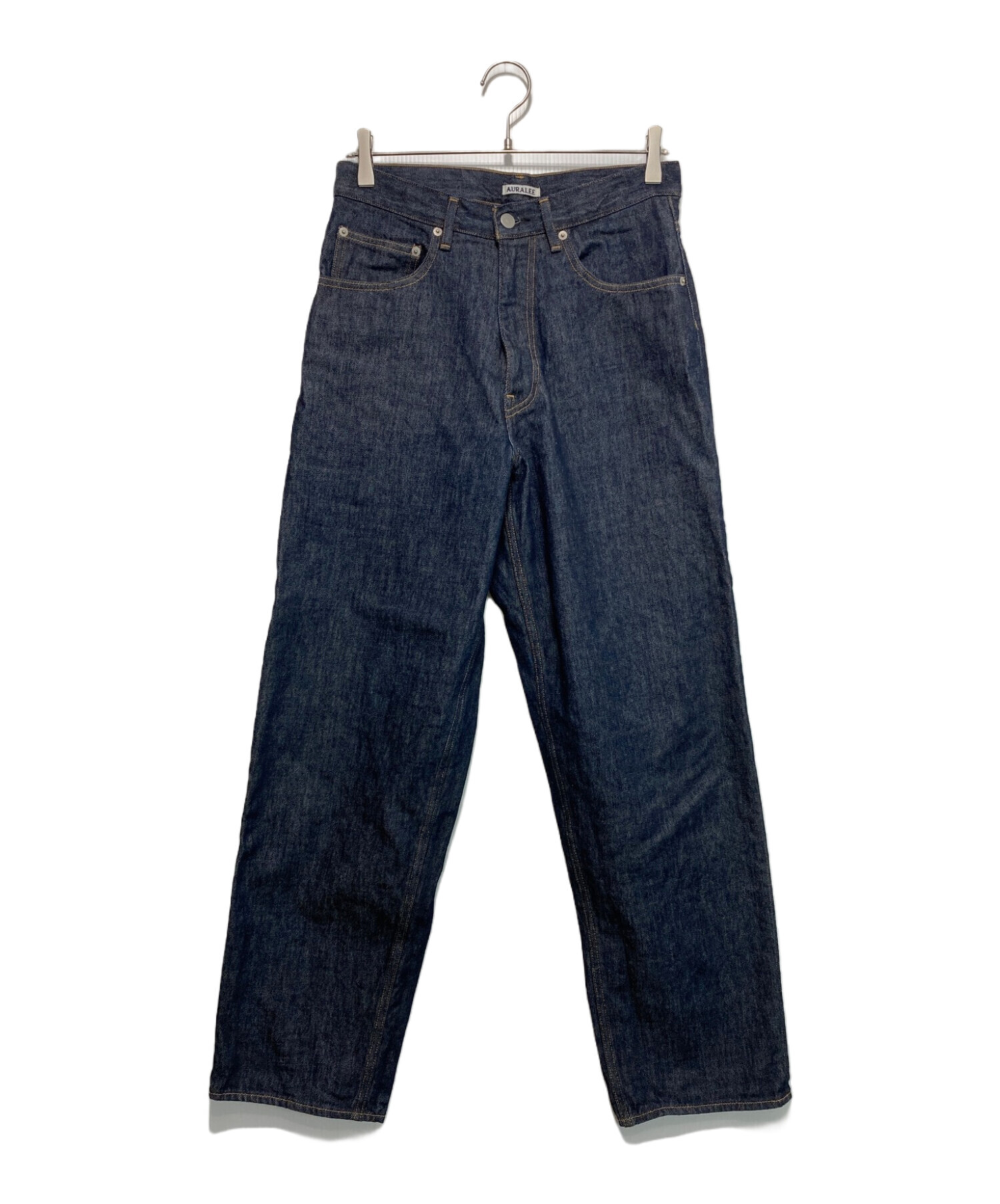 中古・古着通販】AURALEE (オーラリー) HARD TWIST DENIM WIDE PANTS ネイビー サイズ:28｜ブランド・古着通販  トレファク公式【TREFAC FASHION】スマホサイト