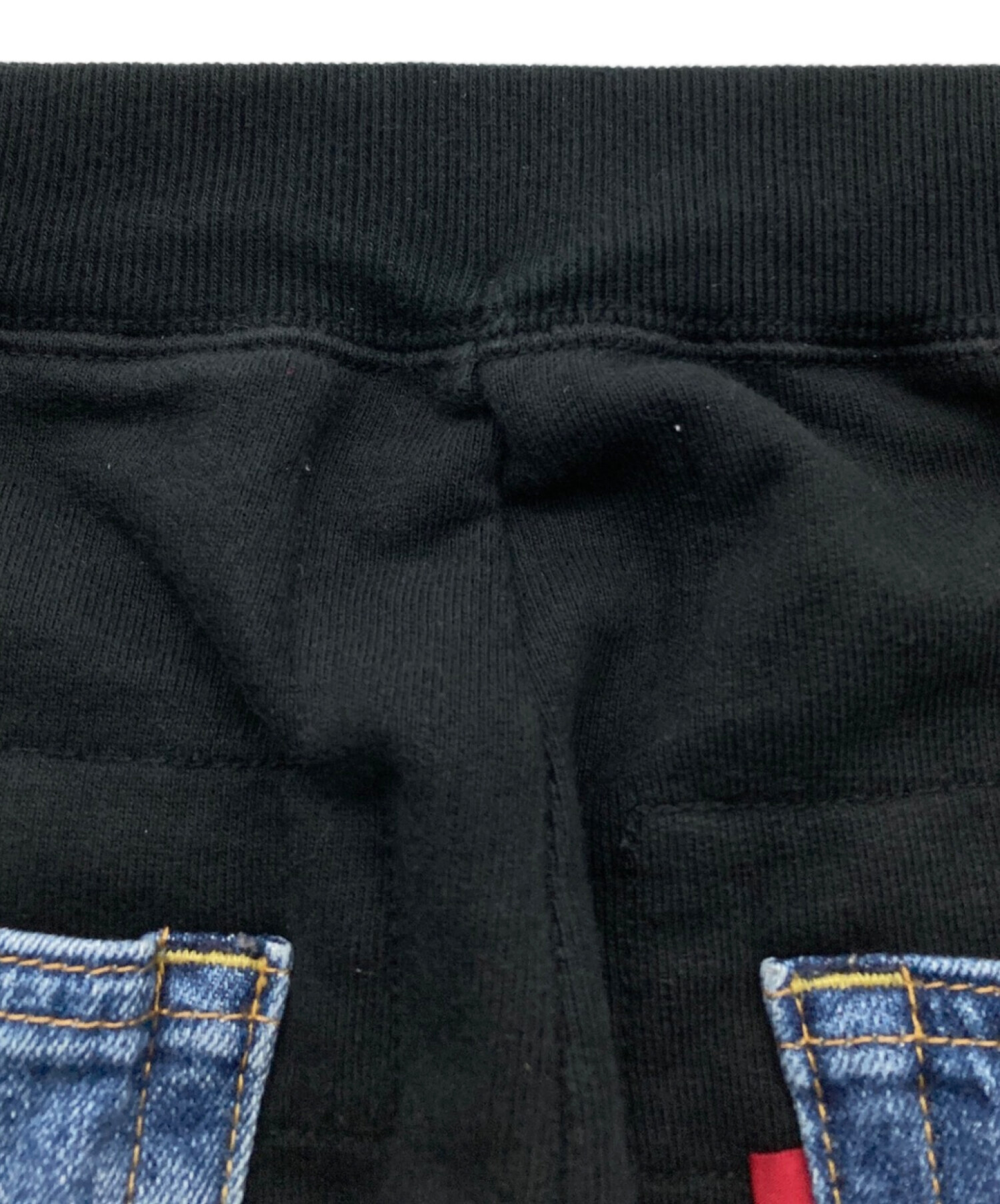 中古・古着通販】LEVI'S (リーバイス) COMME des GARCONS JUNYA WATANABE MAN (コム デ ギャルソン ジュンヤ  ワタナベ マン) スウェット×デニム 再構築デニムパンツ ブルー×ブラック サイズ:S｜ブランド・古着通販 トレファク公式【TREFAC  FASHION】スマホサイト