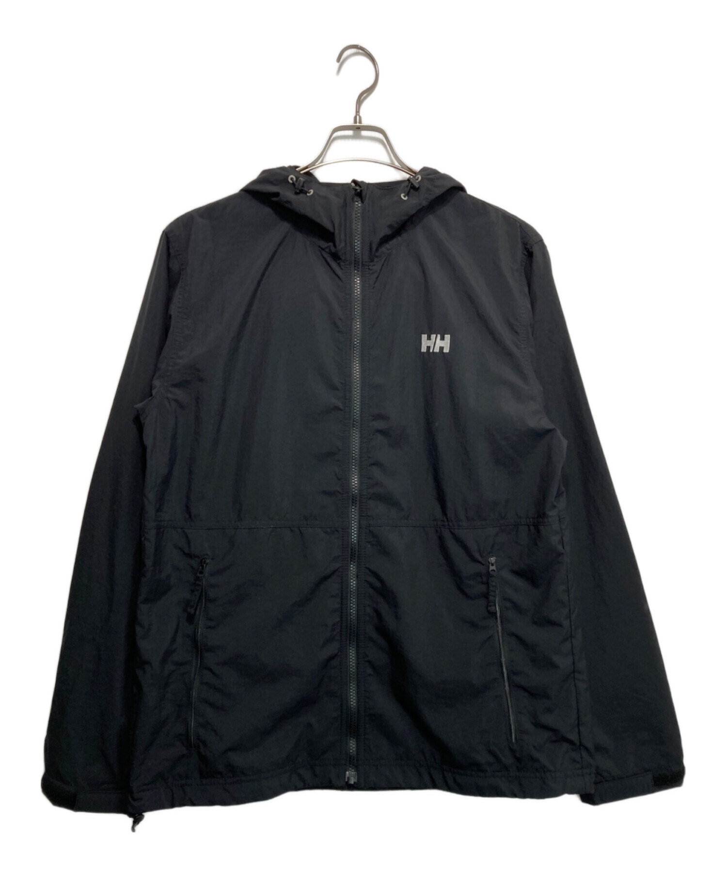 中古・古着通販】HELLY HANSEN (ヘリーハンセン) ナイロンジャケット ブラック サイズ:L｜ブランド・古着通販  トレファク公式【TREFAC FASHION】スマホサイト