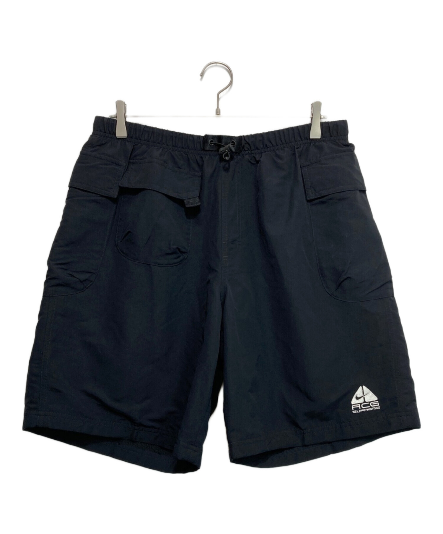 Supreme (シュプリーム) NIKE ACG (ナイキエージーシー) ACG Nylon Trail Shorts ブラック サイズ:L