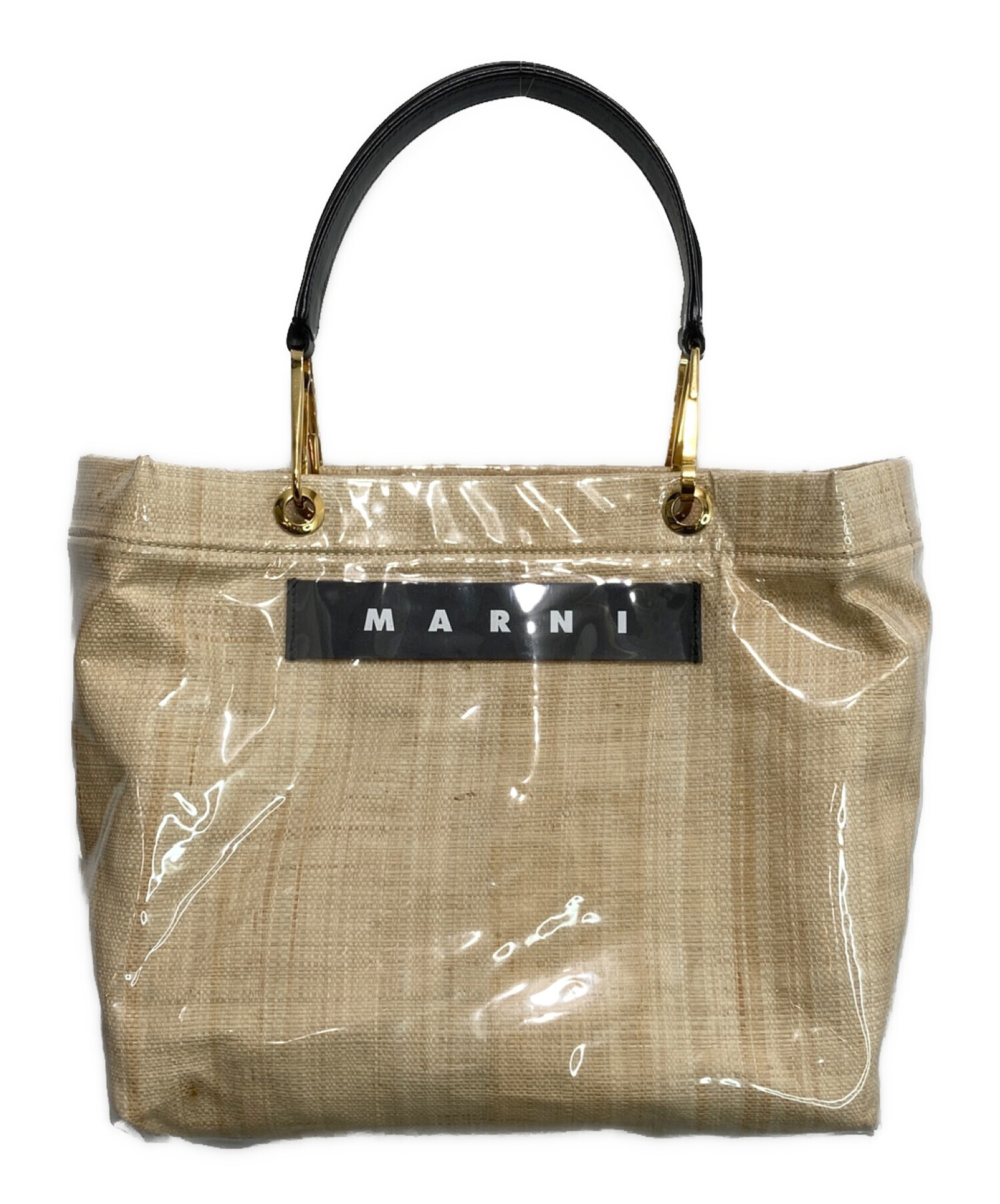 中古・古着通販】MARNI (マルニ) GLOSSY GRIP ショッピングバッグ ベージュ｜ブランド・古着通販 トレファク公式【TREFAC  FASHION】スマホサイト