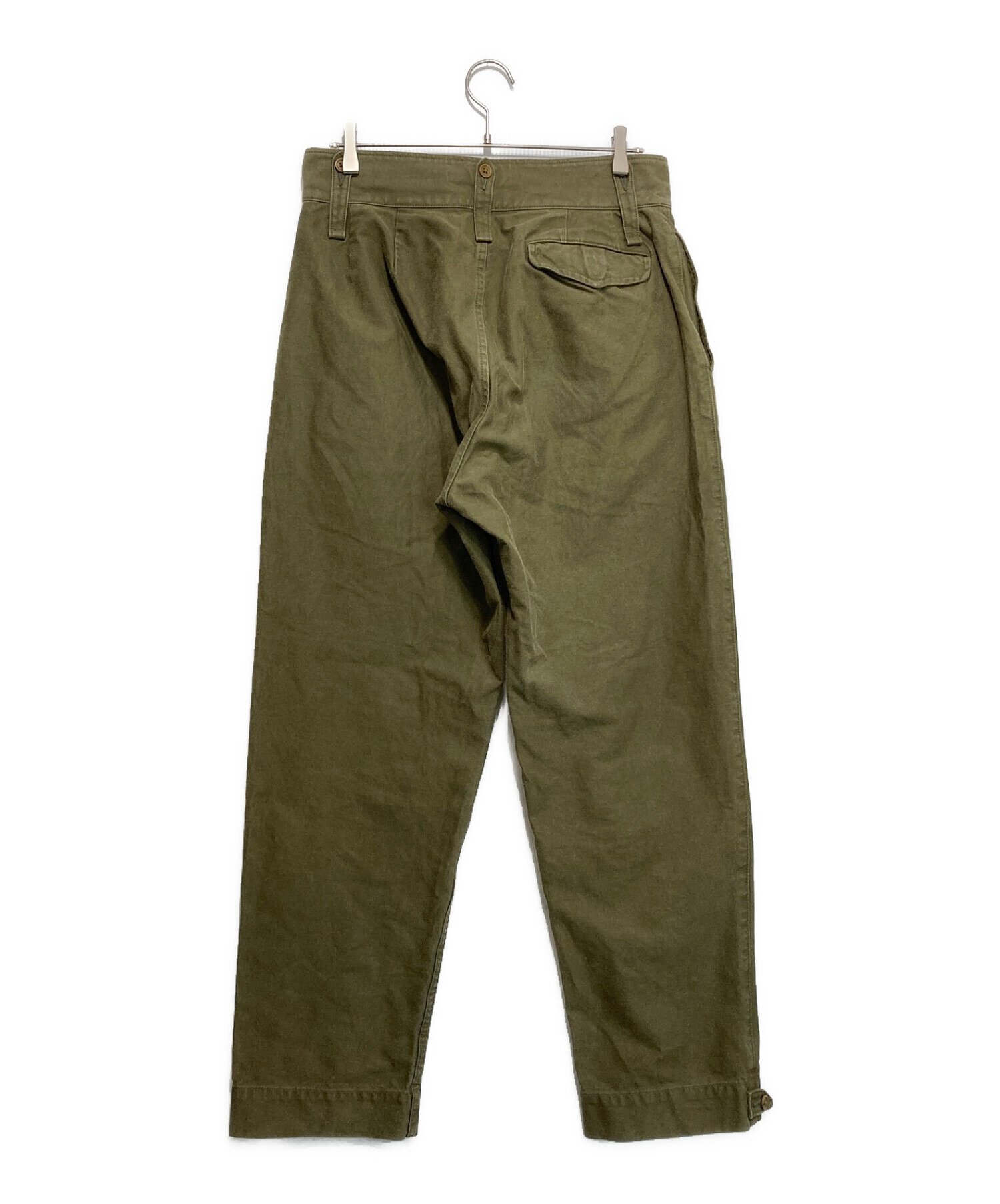 中古・古着通販】NIGEL CABOURN (ナイジェルケーボン) BRITSH ARMY PANT/ブリティッシュアーミーパンツ カーキ  サイズ:34｜ブランド・古着通販 トレファク公式【TREFAC FASHION】スマホサイト