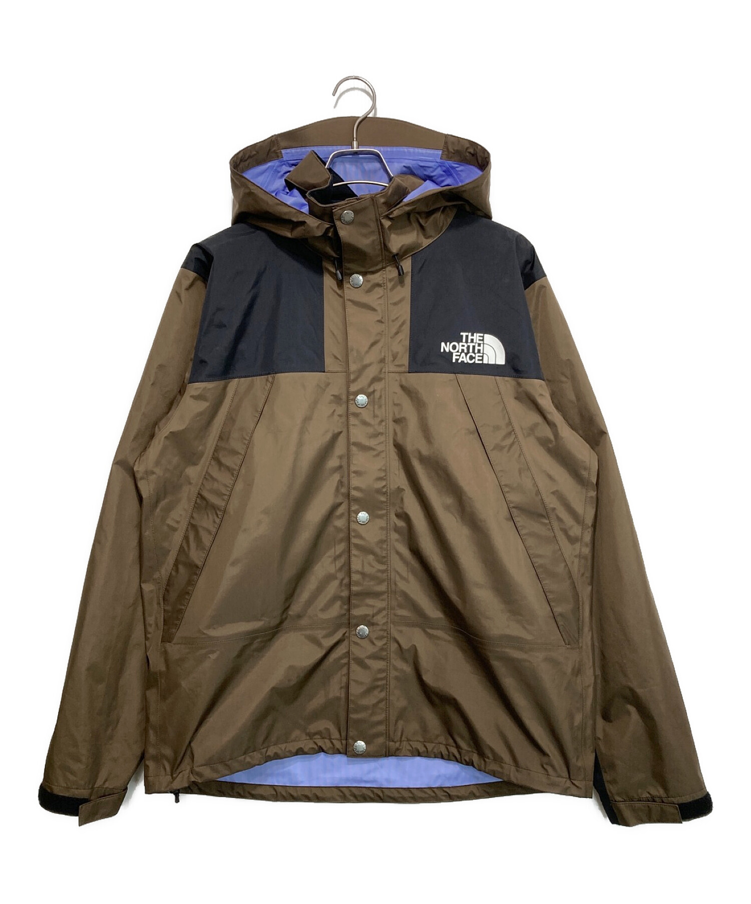 中古・古着通販】THE NORTH FACE (ザ ノース フェイス) マウンテンレインテックスジャケット ブラウン×ブラック  サイズ:XL｜ブランド・古着通販 トレファク公式【TREFAC FASHION】スマホサイト