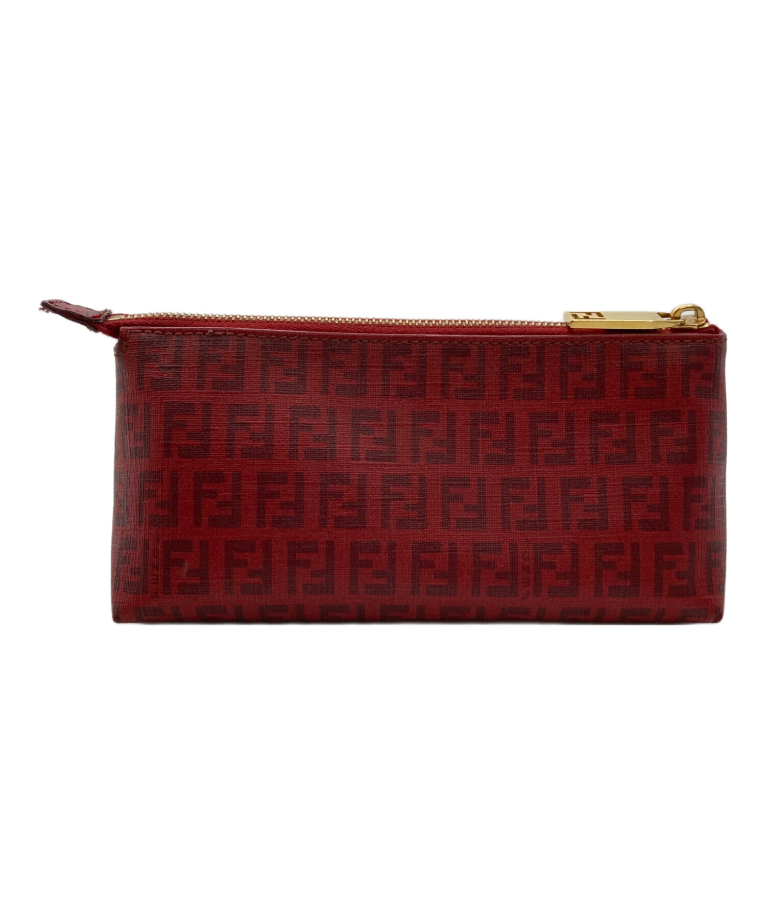 中古・古着通販】FENDI (フェンディ) ズッカ柄ポーチ レッド｜ブランド・古着通販 トレファク公式【TREFAC FASHION】スマホサイト