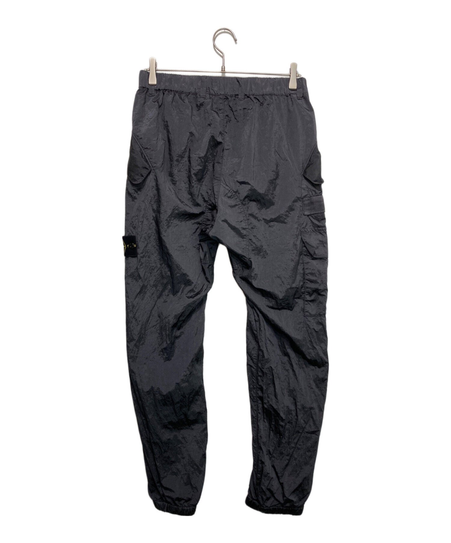 STONE ISLAND (ストーンアイランド) nylon metal flight zip pants/センタージップカーゴパンツ ブラック  サイズ:W30