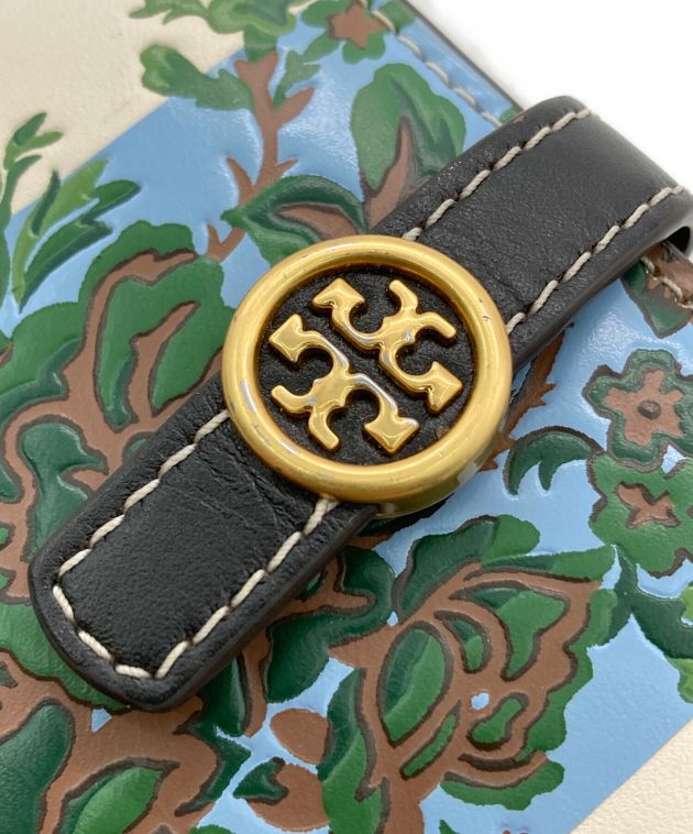 中古・古着通販】TORY BURCH (トリーバーチ) ロビンソン マドレーヌ カスタン ミニウォレット/2つ折り財布  アイボリー×グリーン｜ブランド・古着通販 トレファク公式【TREFAC FASHION】スマホサイト