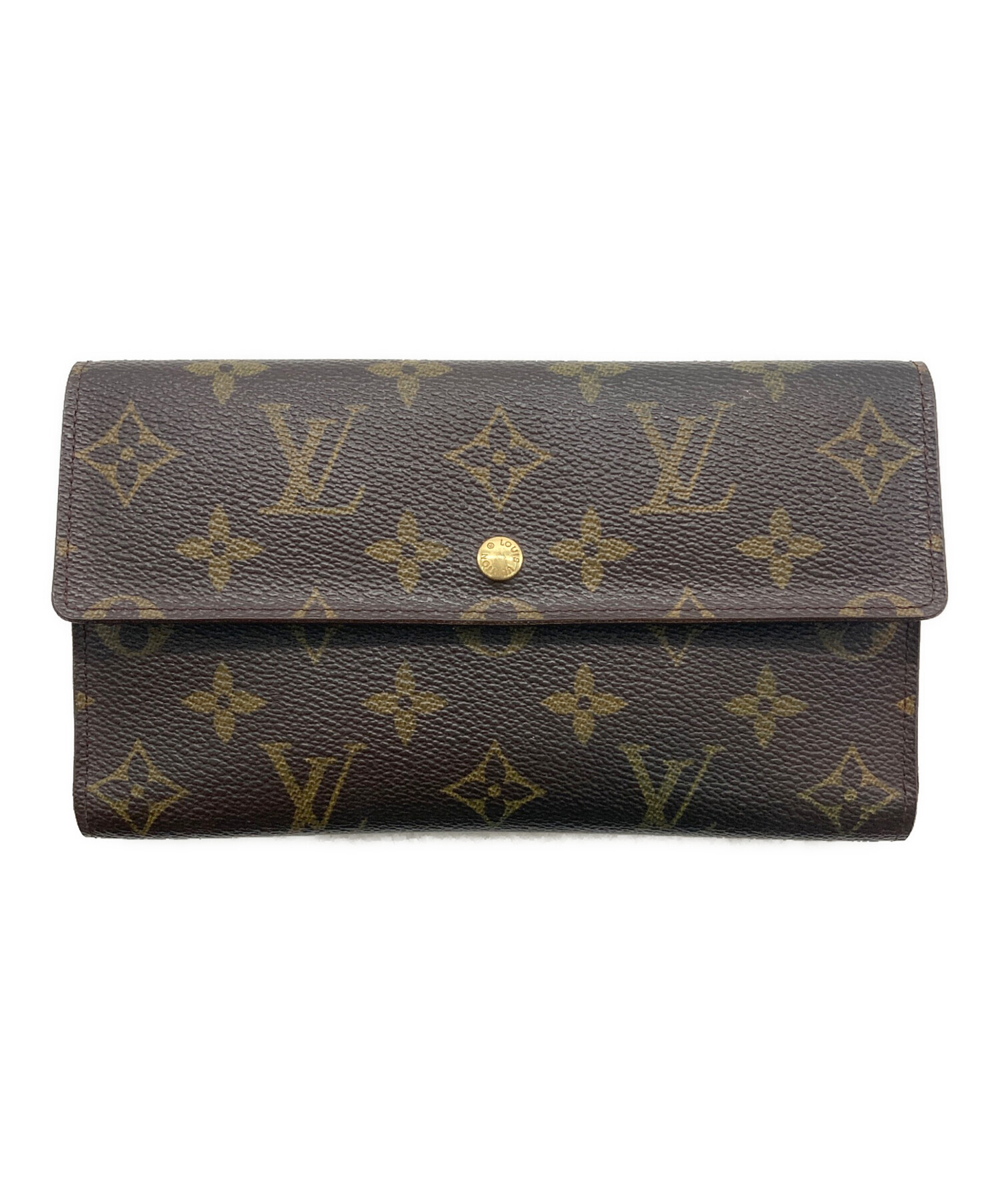 中古・古着通販】LOUIS VUITTON (ルイ ヴィトン) モノグラム ポルトフォイユ・インターナショナル/長財布 ブラウン｜ブランド・古着通販  トレファク公式【TREFAC FASHION】スマホサイト