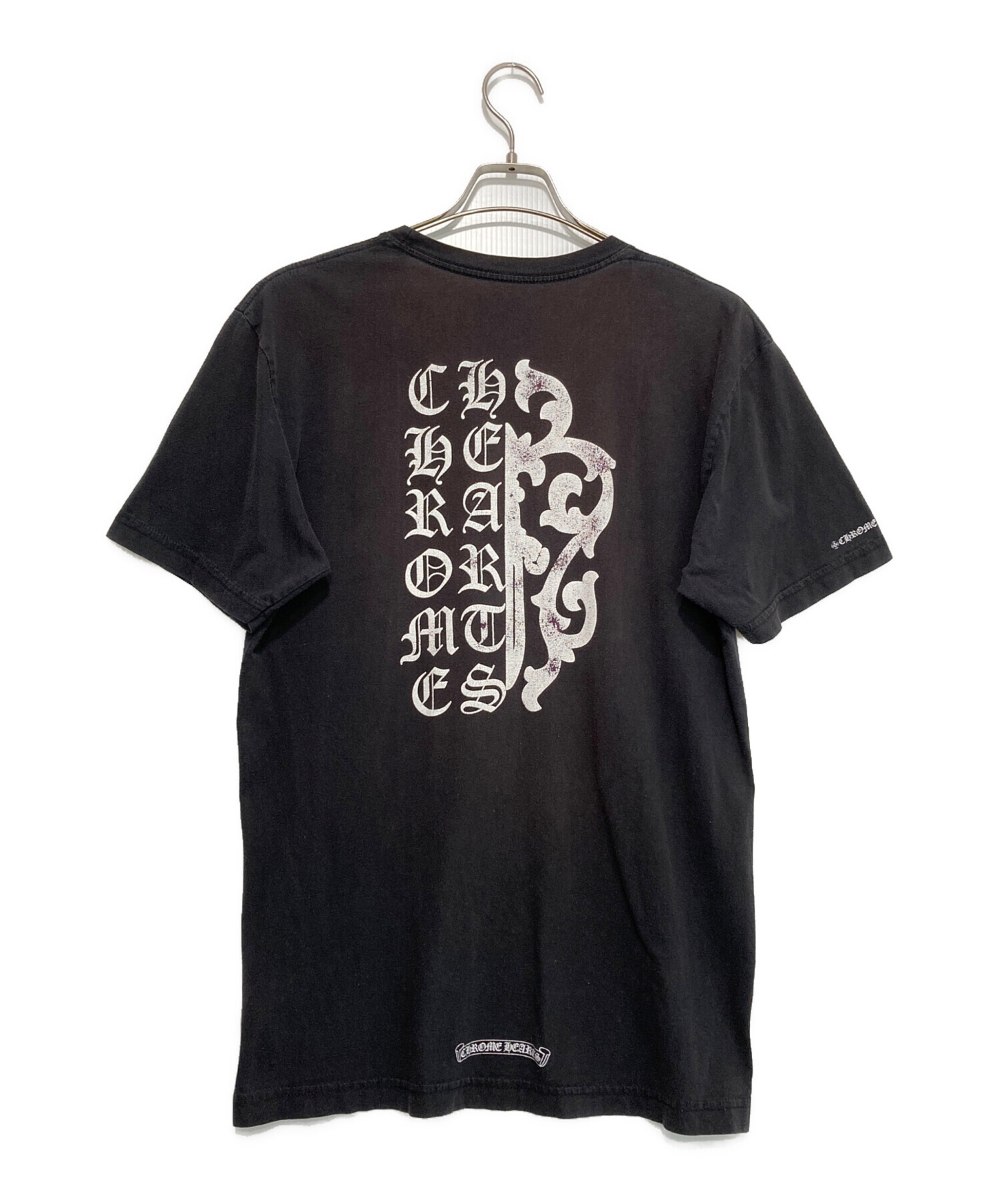 中古・古着通販】CHROME HEARTS (クロムハーツ) ダガープリント ポケットTシャツ ブラック サイズ:L｜ブランド・古着通販  トレファク公式【TREFAC FASHION】スマホサイト