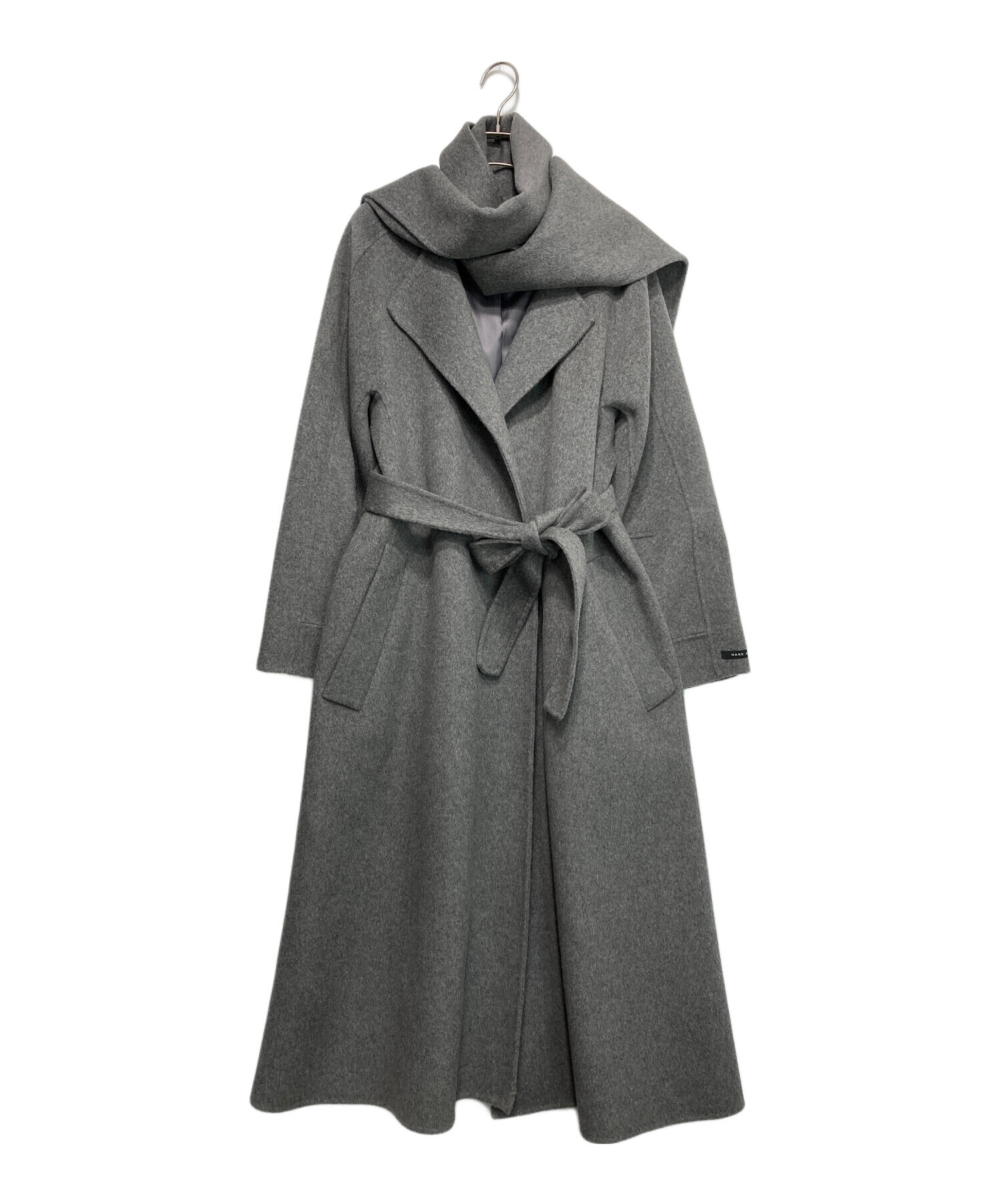 RANDEBOO (ランデブー) Muffler docking wool coat/マフラードッキングウールコート グレー サイズ:F