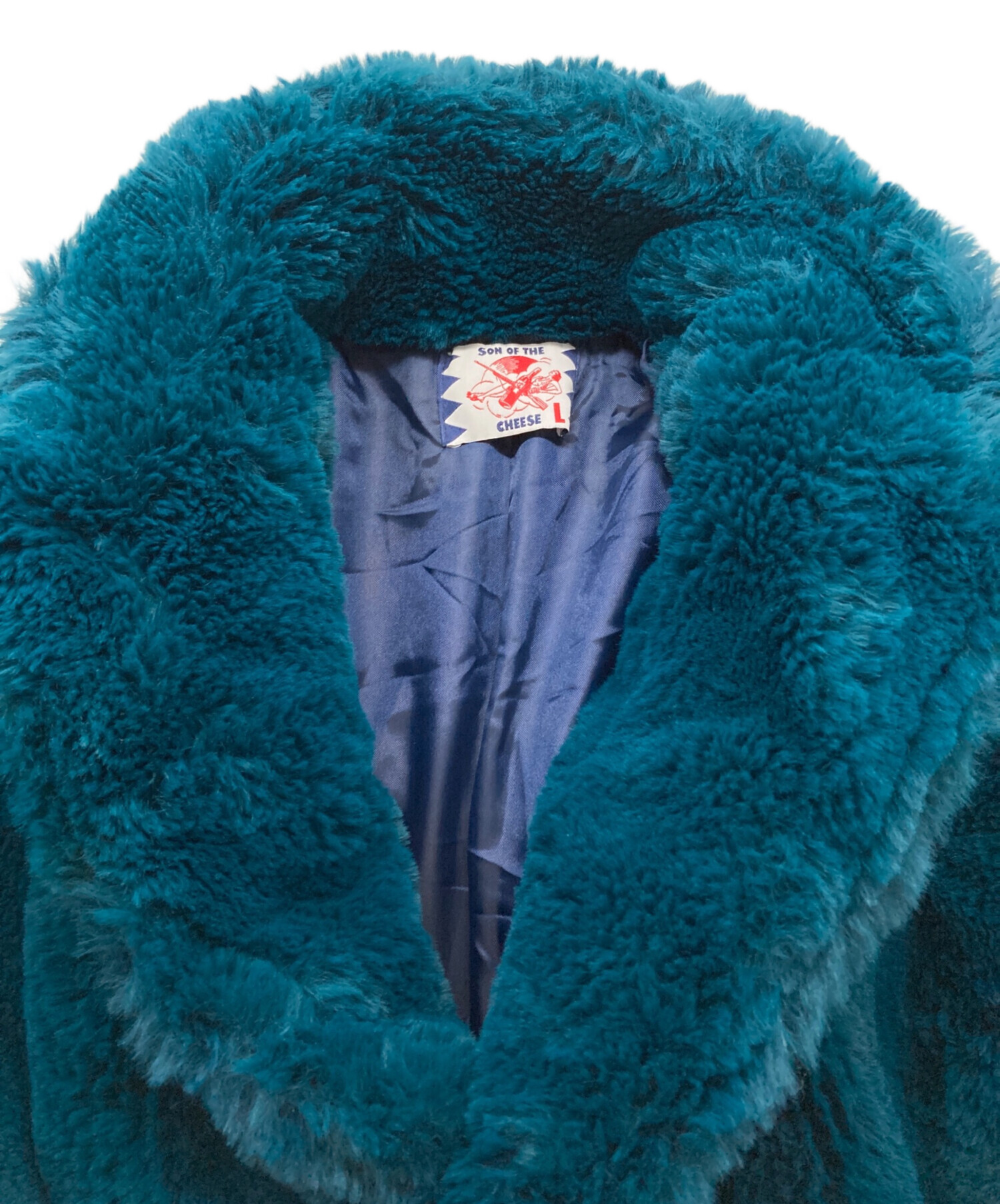 中古・古着通販】SON OF THE CHEESE (（サノバチーズ）) FUR COAT ブルー サイズ:L｜ブランド・古着通販  トレファク公式【TREFAC FASHION】スマホサイト