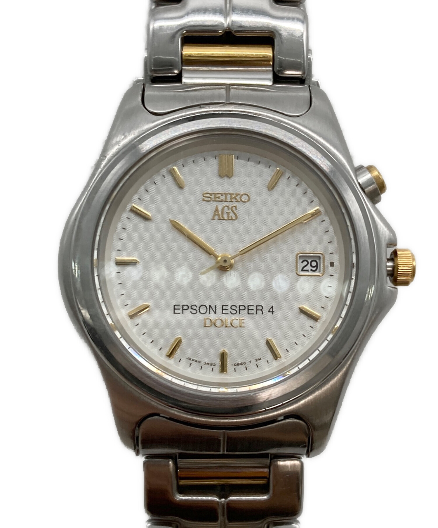 中古・古着通販】SEIKO (セイコー) AGS DOLCE/ 腕時計 ホワイト｜ブランド・古着通販 トレファク公式【TREFAC  FASHION】スマホサイト