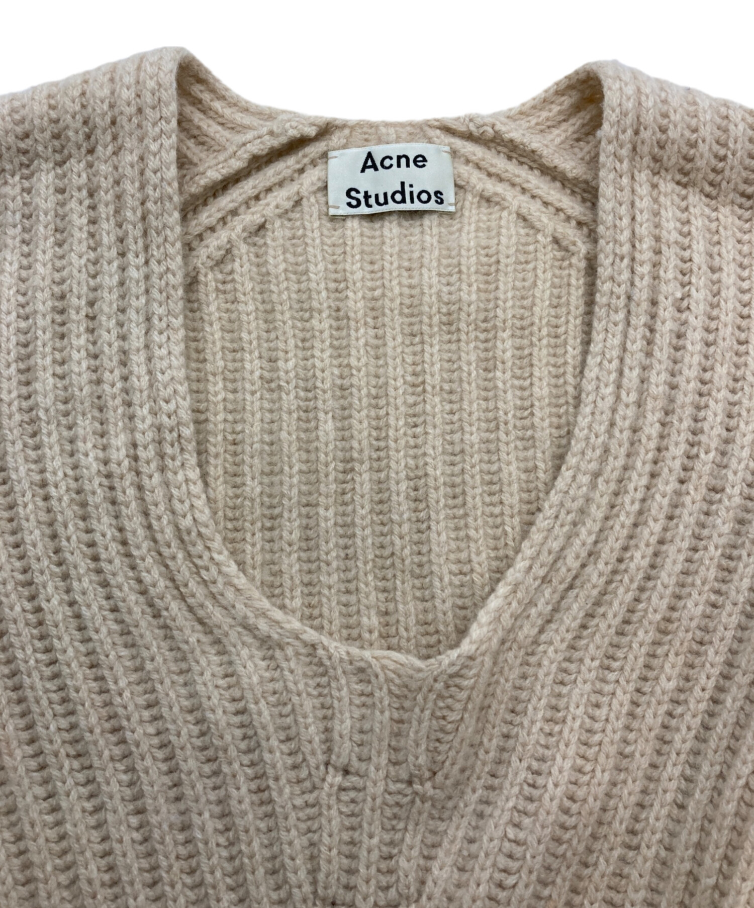 ACNE STUDIOS (アクネ ストゥディオス) デボラニット ベージュ サイズ:XXS