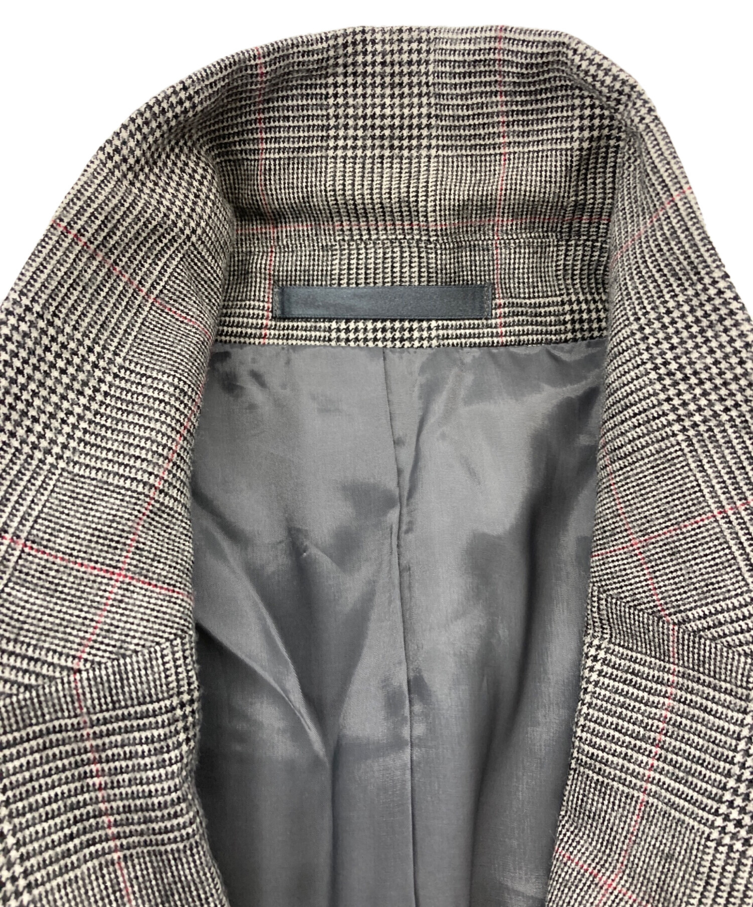 中古・古着通販】BURBERRY LONDON (バーバリーロンドン) チェックテーラードジャケットセットアップ グレー  サイズ:４２｜ブランド・古着通販 トレファク公式【TREFAC FASHION】スマホサイト