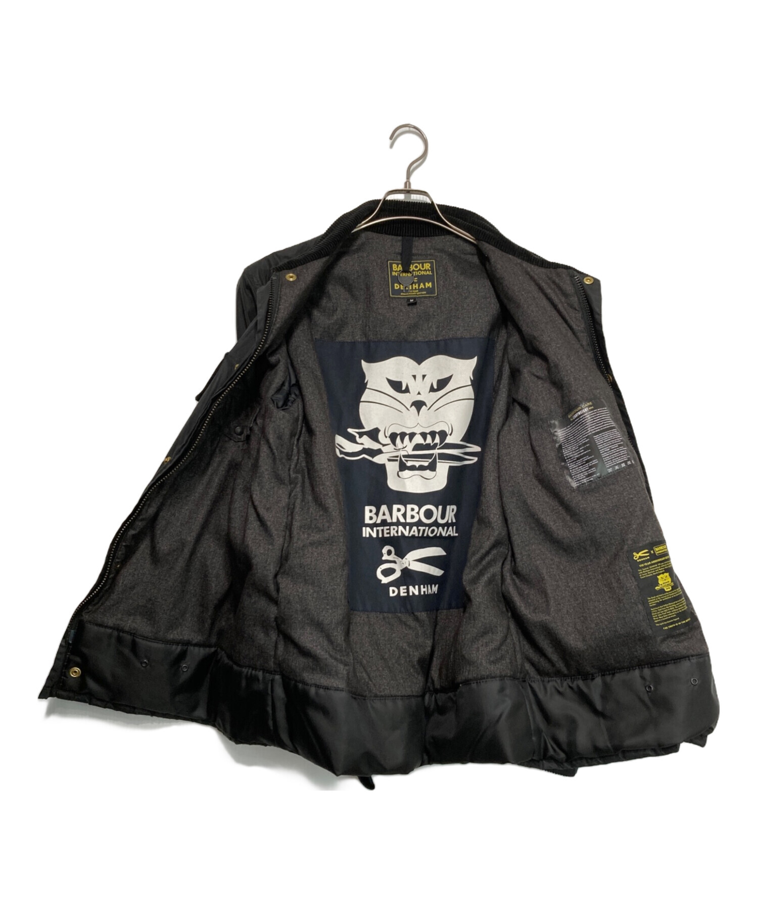 中古・古着通販】Barbour (バブアー) Denham (デンハム) SHIELDS A7 WAX JACKET ブラック  サイズ:M｜ブランド・古着通販 トレファク公式【TREFAC FASHION】スマホサイト