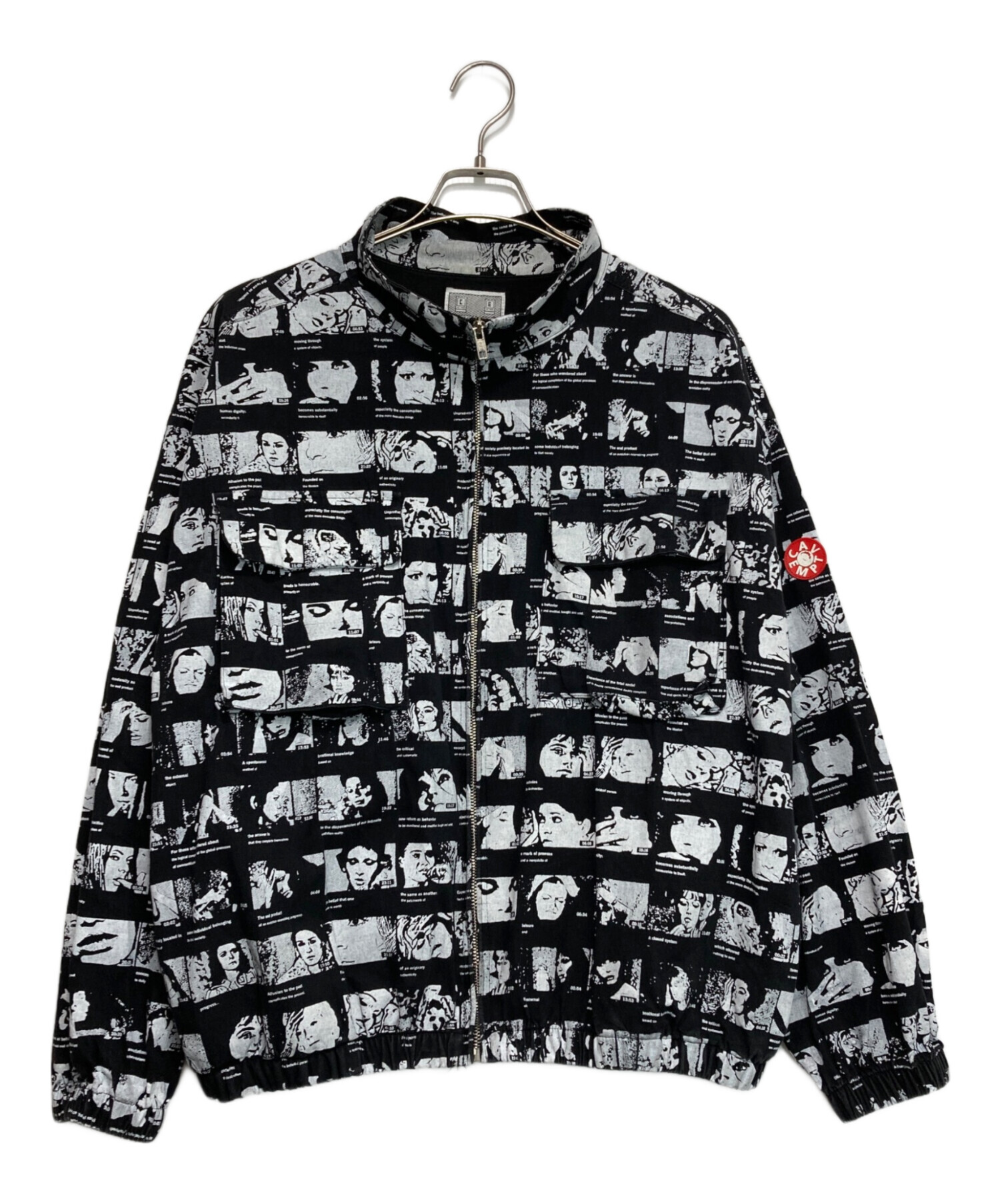 中古・古着通販】C.E CAV EMPT (シーイー キャブエンプト) THUMBNAIL ZIP JACKET ブラック  サイズ:M｜ブランド・古着通販 トレファク公式【TREFAC FASHION】スマホサイト