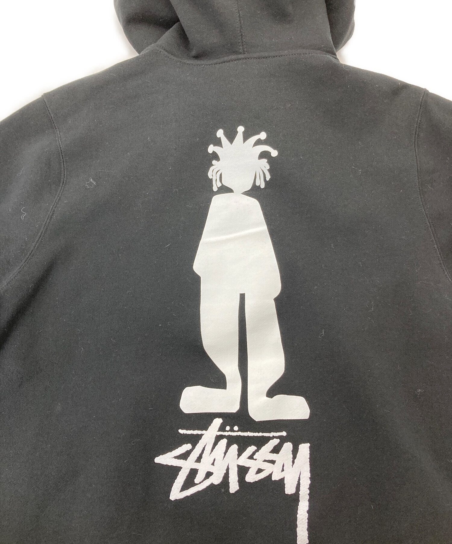 中古・古着通販】stussy (ステューシー) シャドーマンプリントパーカー ブラック サイズ:M｜ブランド・古着通販 トレファク公式【TREFAC  FASHION】スマホサイト