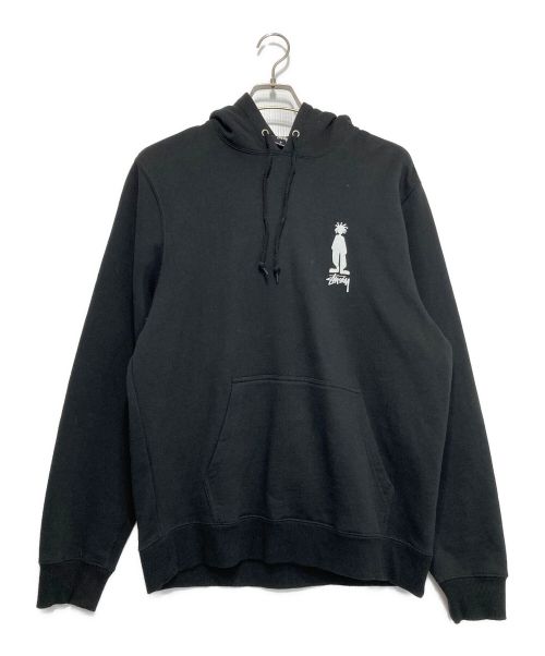 中古・古着通販】stussy (ステューシー) シャドーマンプリントパーカー ブラック サイズ:M｜ブランド・古着通販 トレファク公式【TREFAC  FASHION】スマホサイト