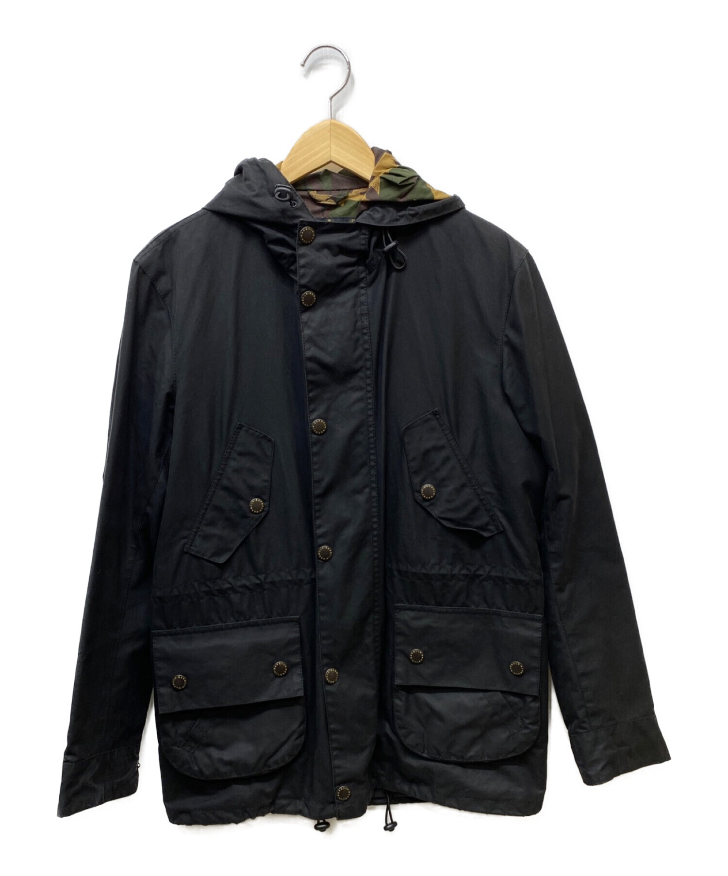 中古・古着通販】Barbour (バブアー) マウンテンパーカー ブラック