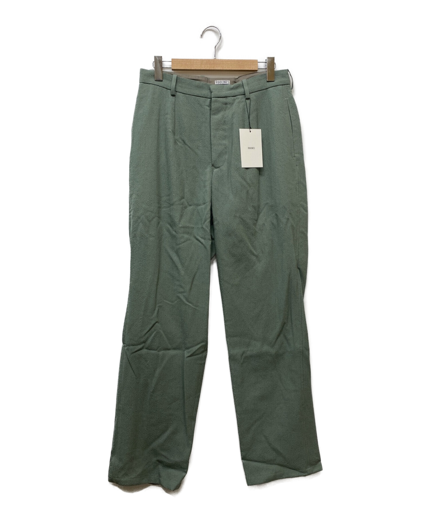 RAKINES (ラキネス) Rigid washer tropical R-pants グリーン サイズ:2 未使用品