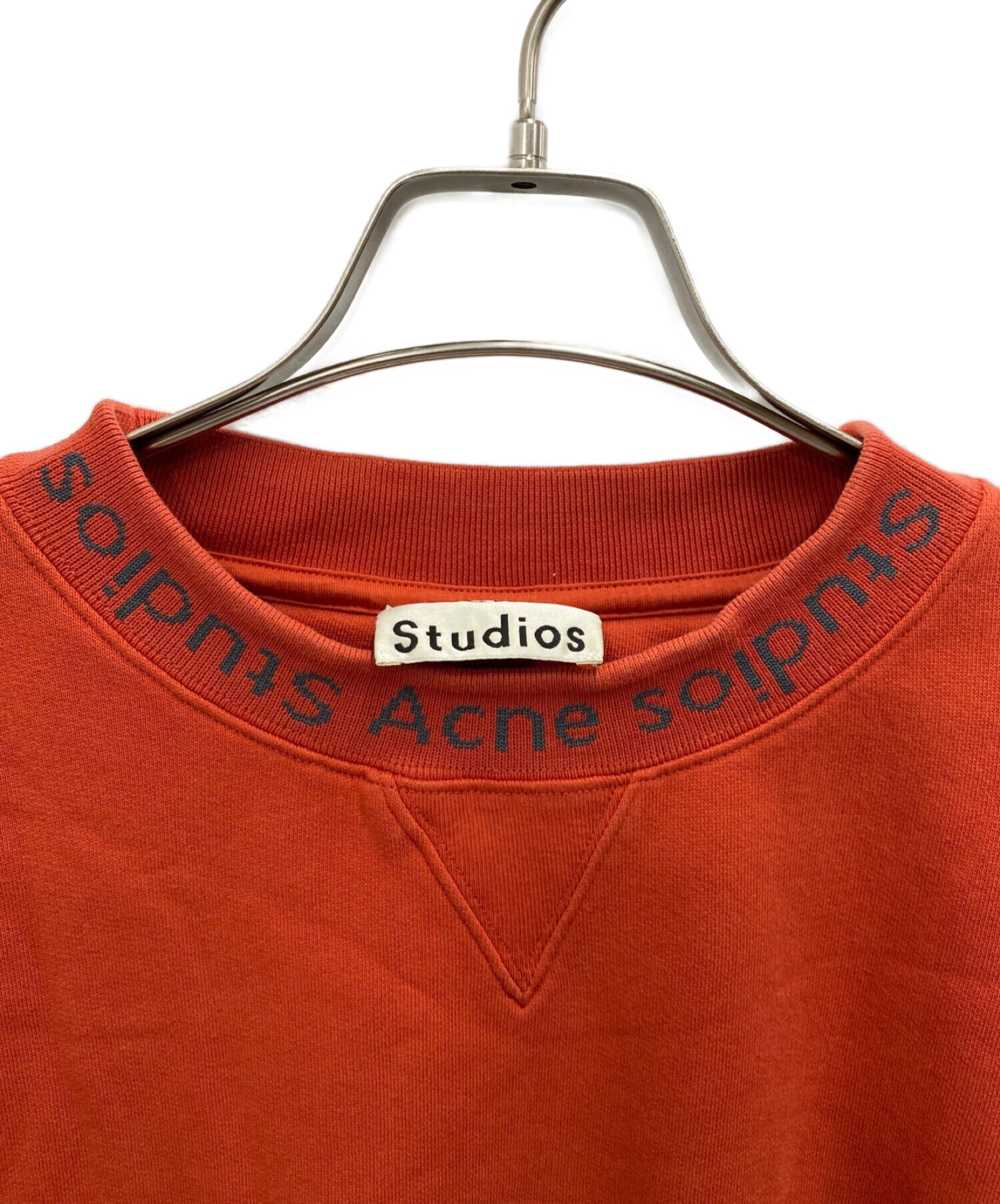 Acne studios (アクネストゥディオズ) FLOGHOスウェット オレンジ サイズ:L