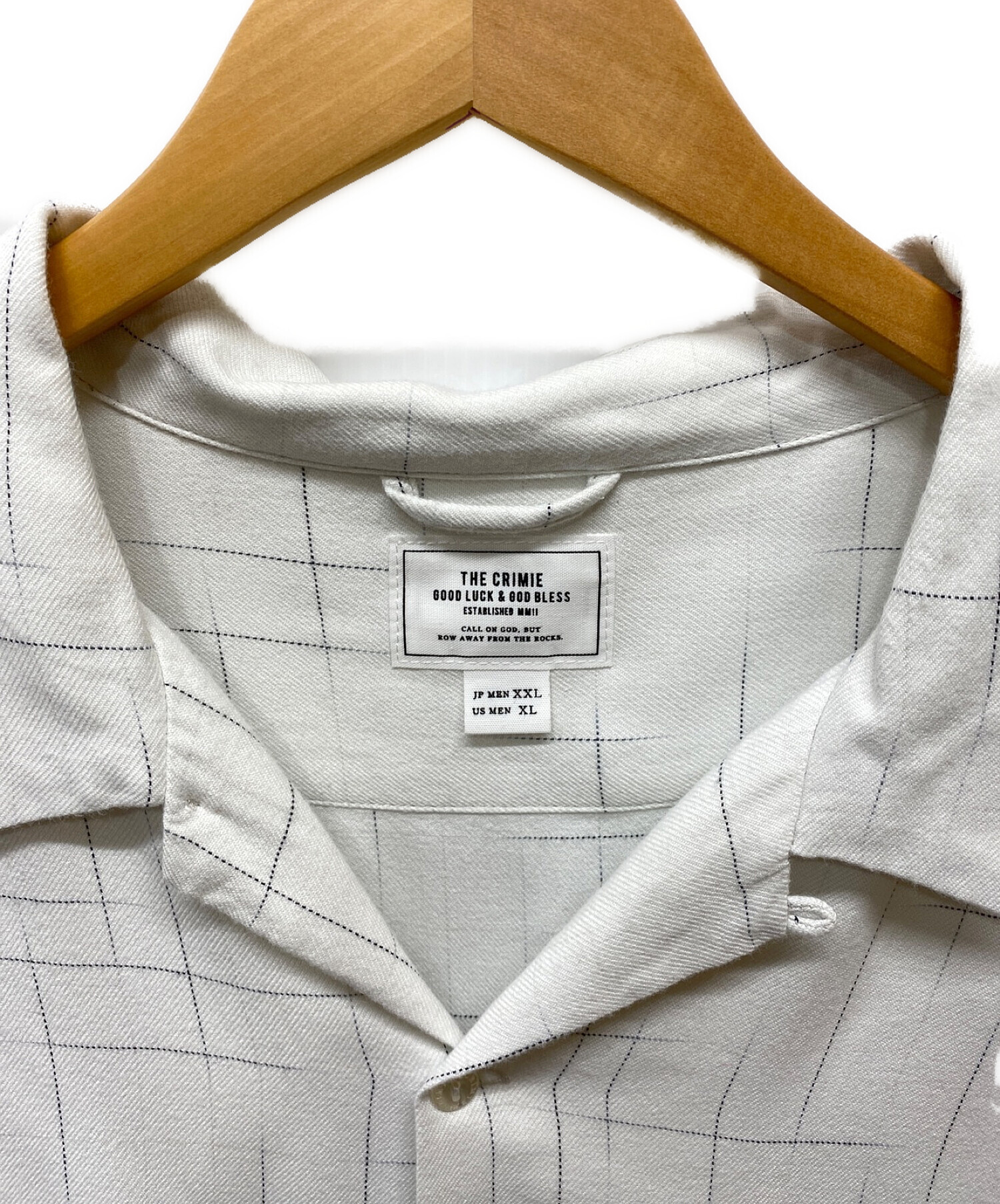 中古・古着通販】THE CRIMIE (ザ クライミー) OPEN CHECK SHIRT