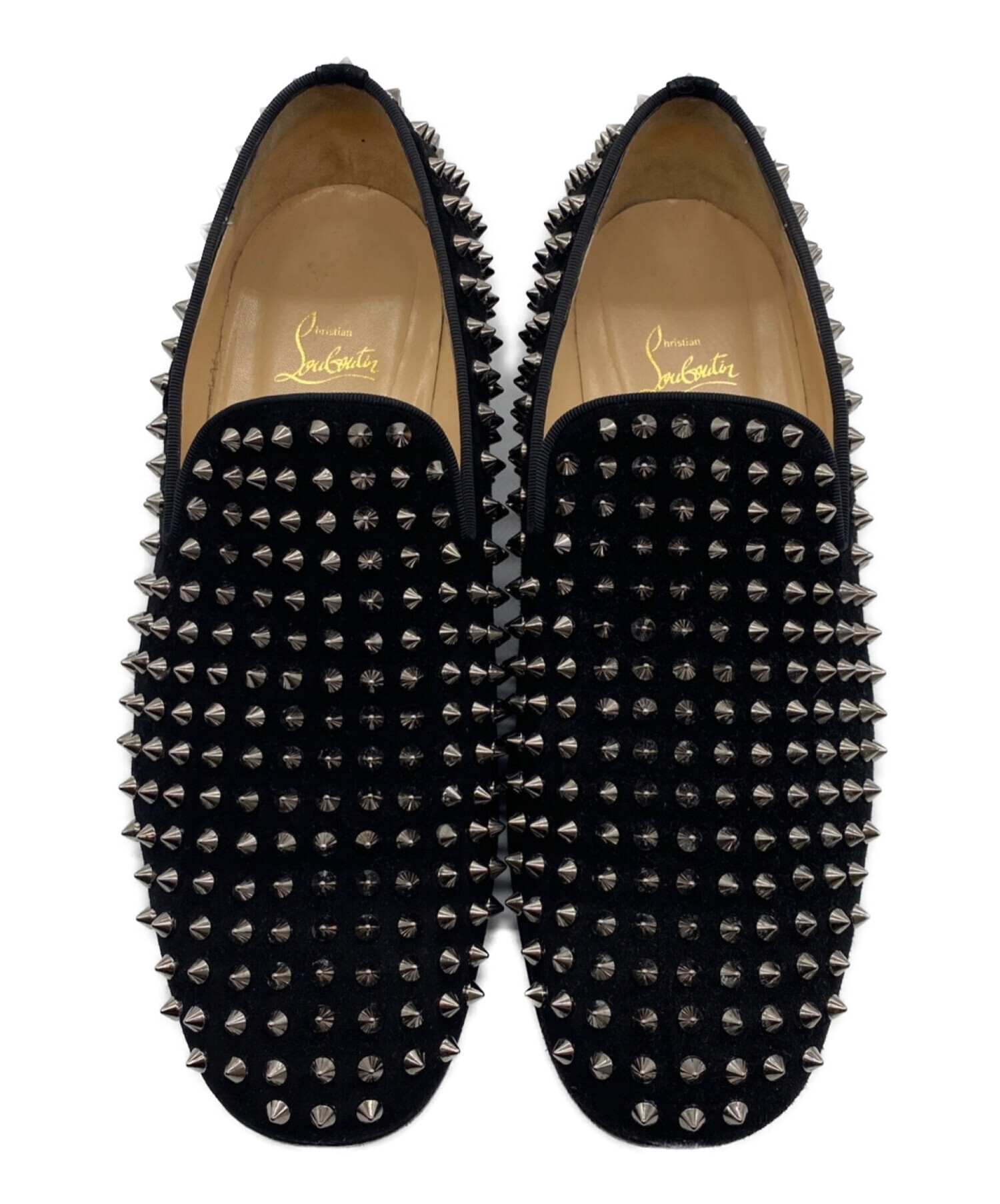 Christian Louboutin 43 ブラック スタッズ-