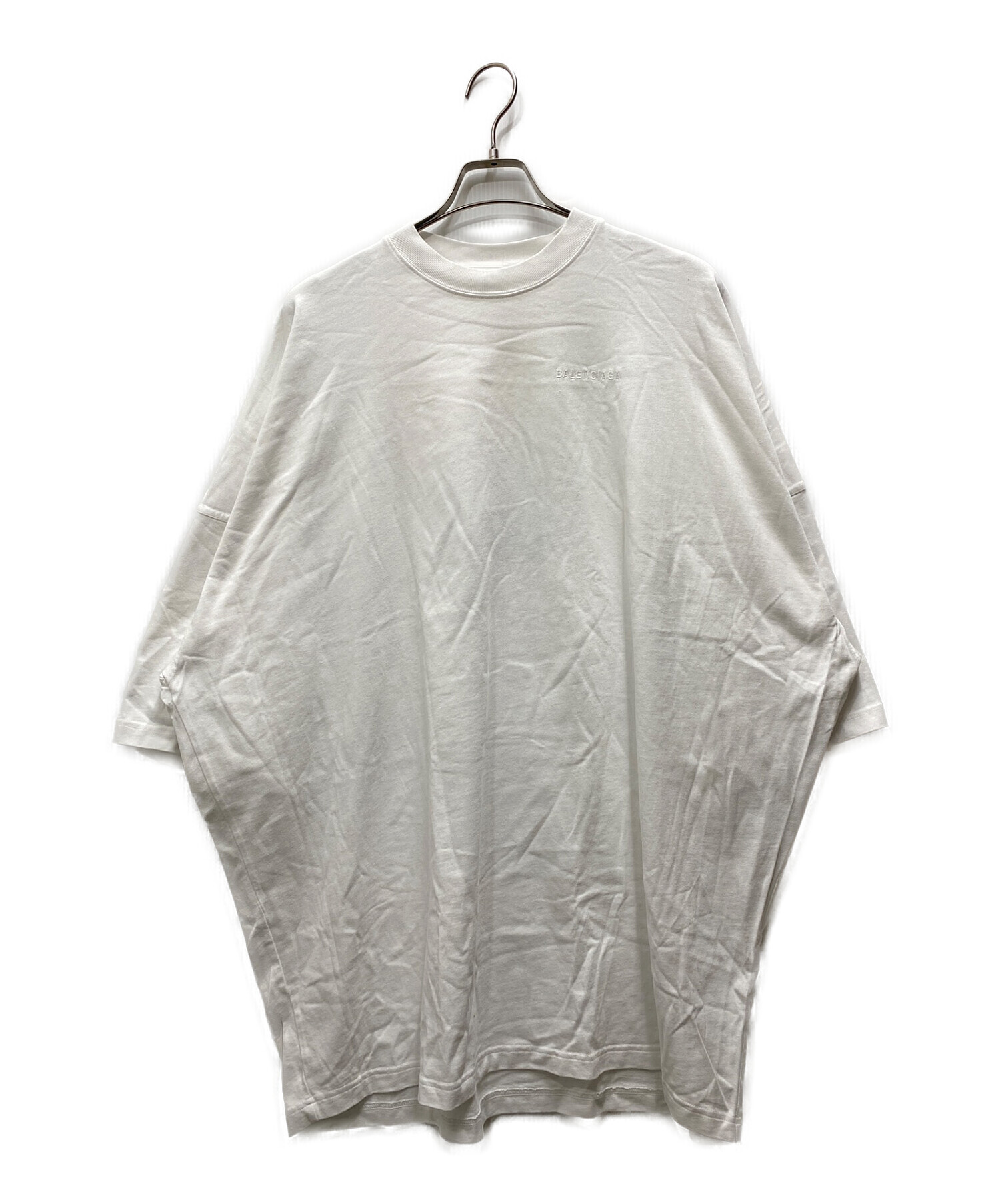 BALENCIAGA (バレンシアガ) Universal Flow cotton T-shirt ホワイト サイズ:M