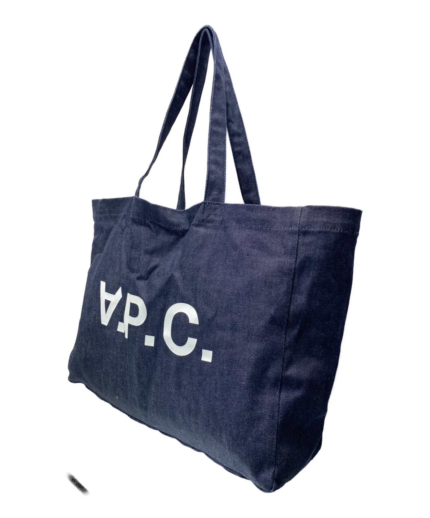 A.P.C.◇A.P.C RUE ROYALE PARIS トートバッグ デニム IDG 無地