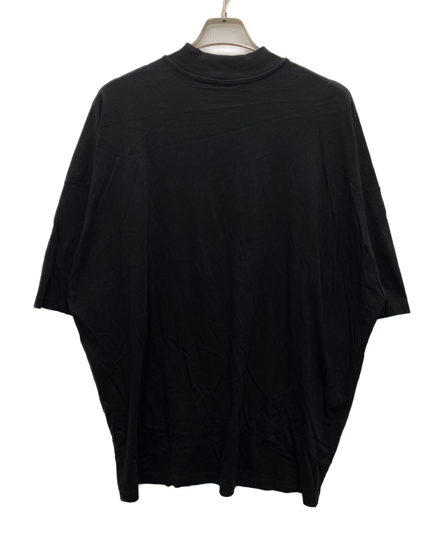 JIL SANDER (ジルサンダー) モックネック Tシャツ ブラック サイズ:M