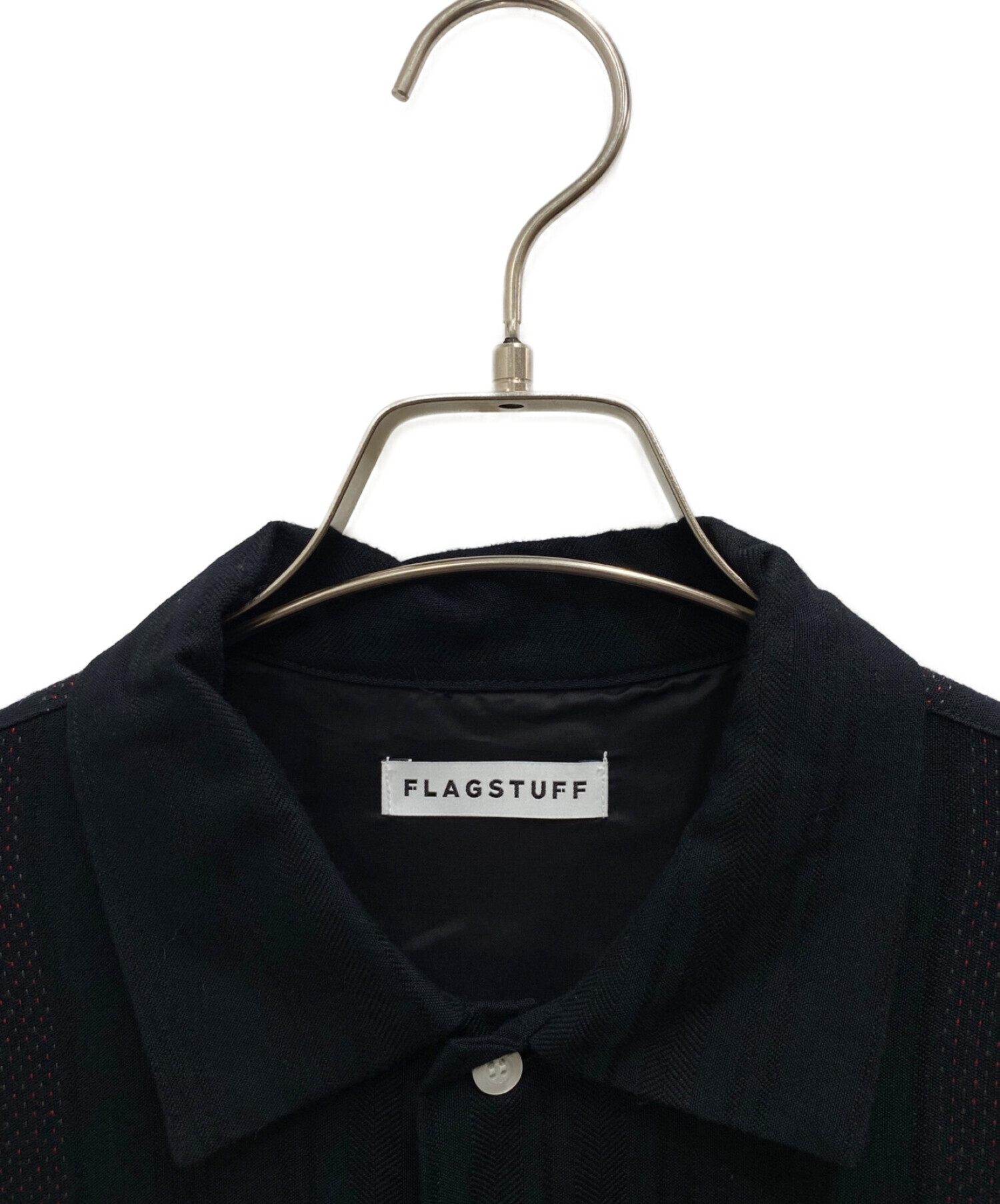 FLAGSTUFF (フラグスタッフ) オープンカラーシャツ ブラック サイズ:M