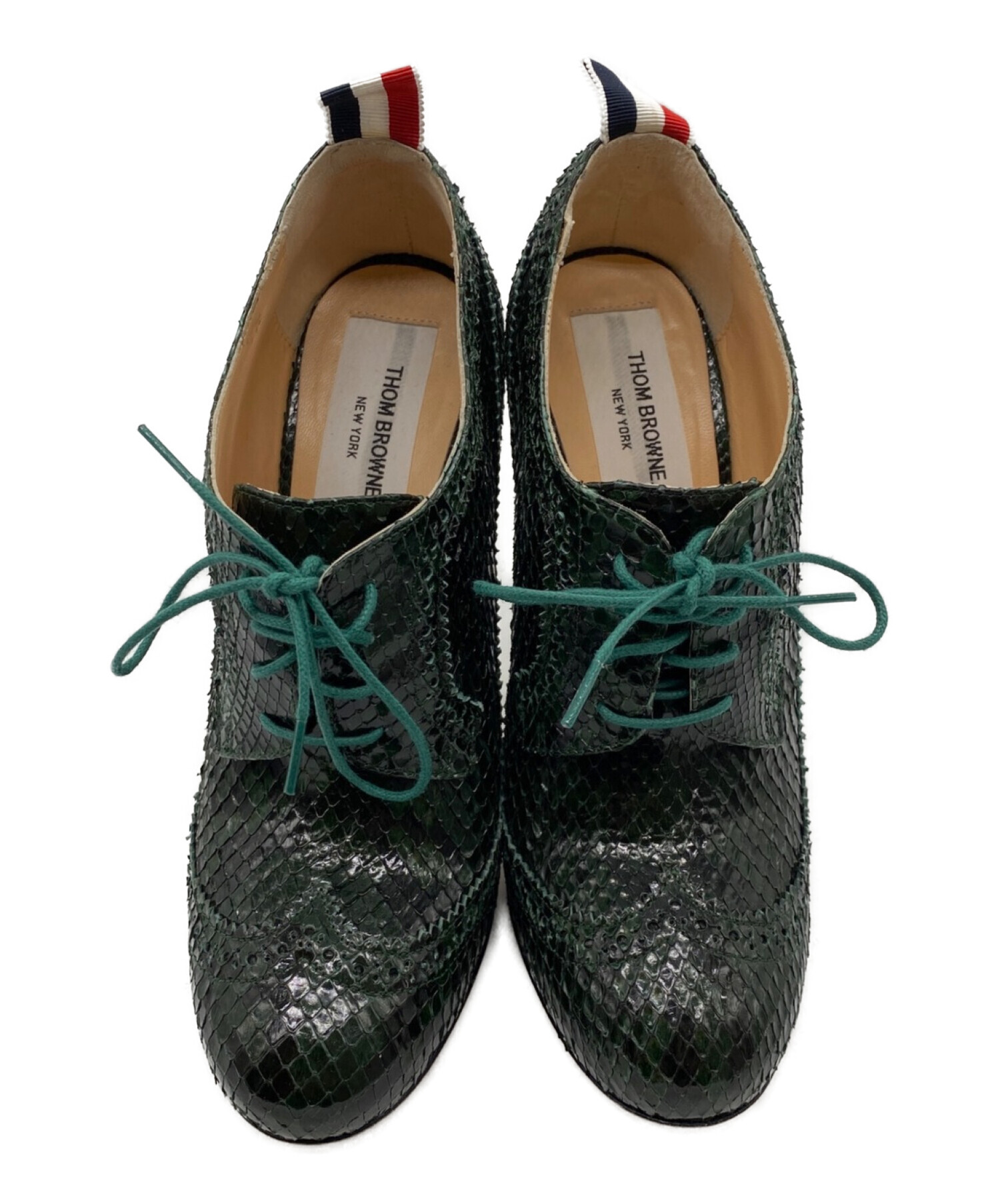 中古・古着通販】Thom Browne (トムブラウン) ブーティ グリーン サイズ:38｜ブランド・古着通販 トレファク公式【TREFAC  FASHION】スマホサイト