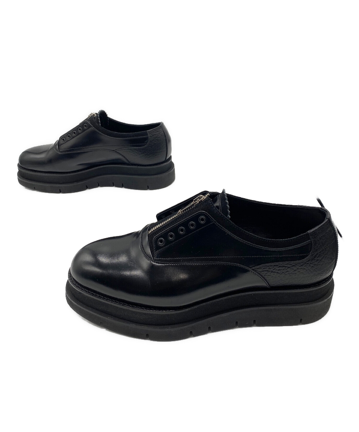 foot the coacher (フットザコーチャー) GLOXI ZIP SHOES ブラック サイズ:9