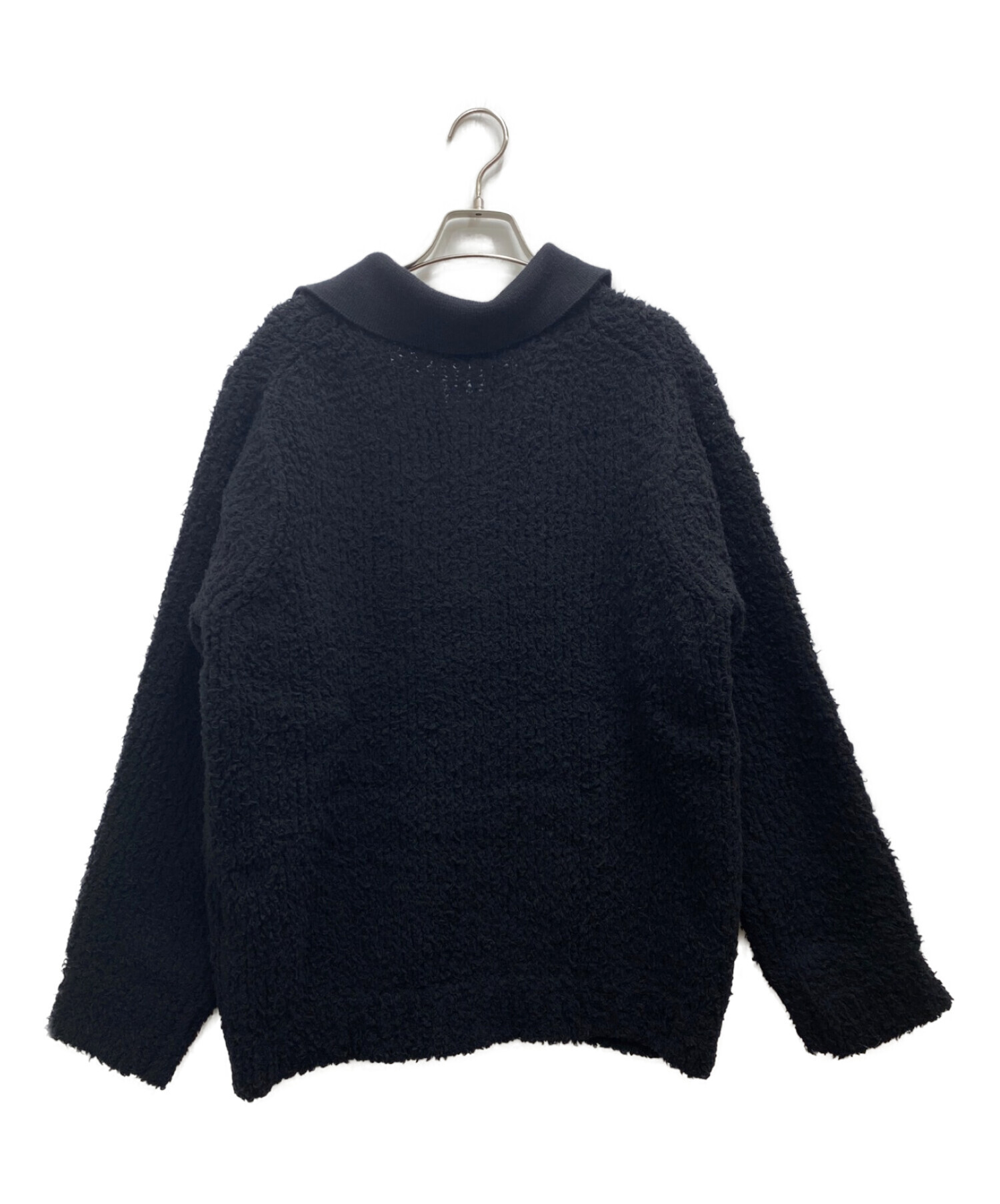 中古・古着通販】ALLEGE (アレッジ) Mole Skipper L/S Knit ブラック