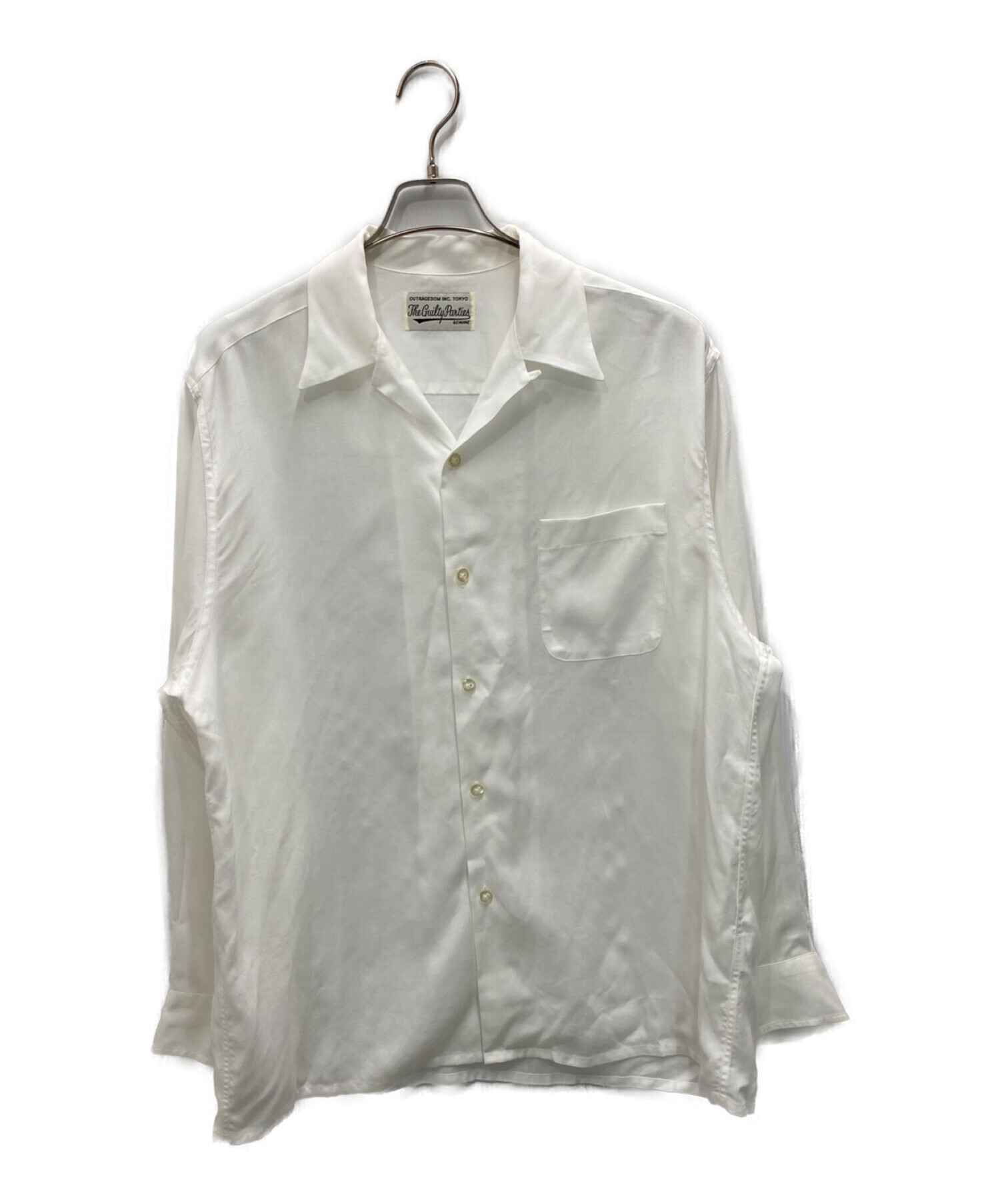 WACKO MARIA (ワコマリア) オープンカラーシャツ ホワイト サイズ:L