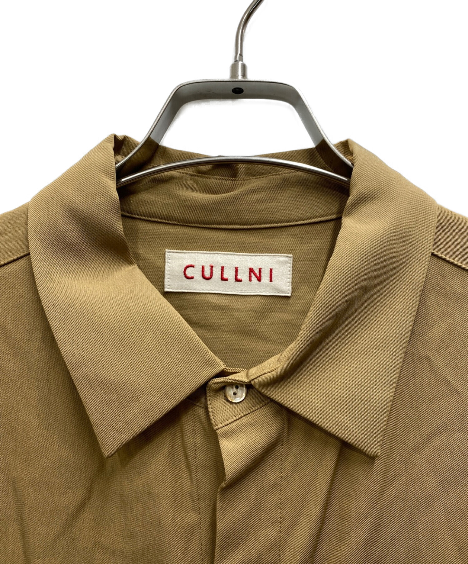 中古・古着通販】CULLNI (クルニ) タイロッケンロングシャツコート