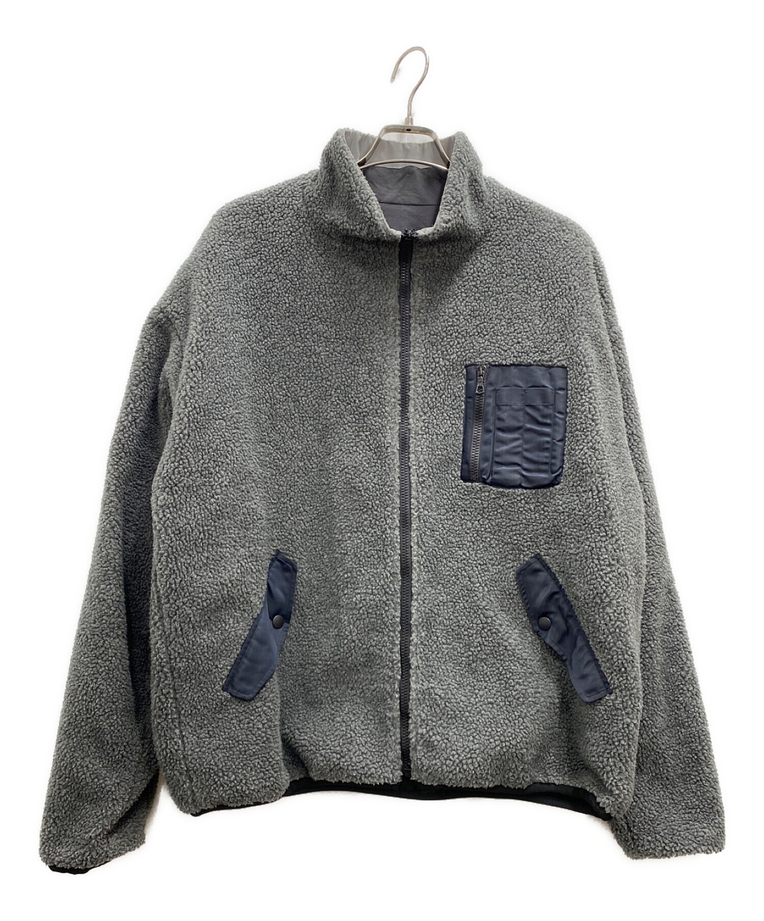 JOHN ELLIOTT (ジョン エリオット) REVERSIBLE SAIL JACKET グレー サイズ:サイズ表記なし