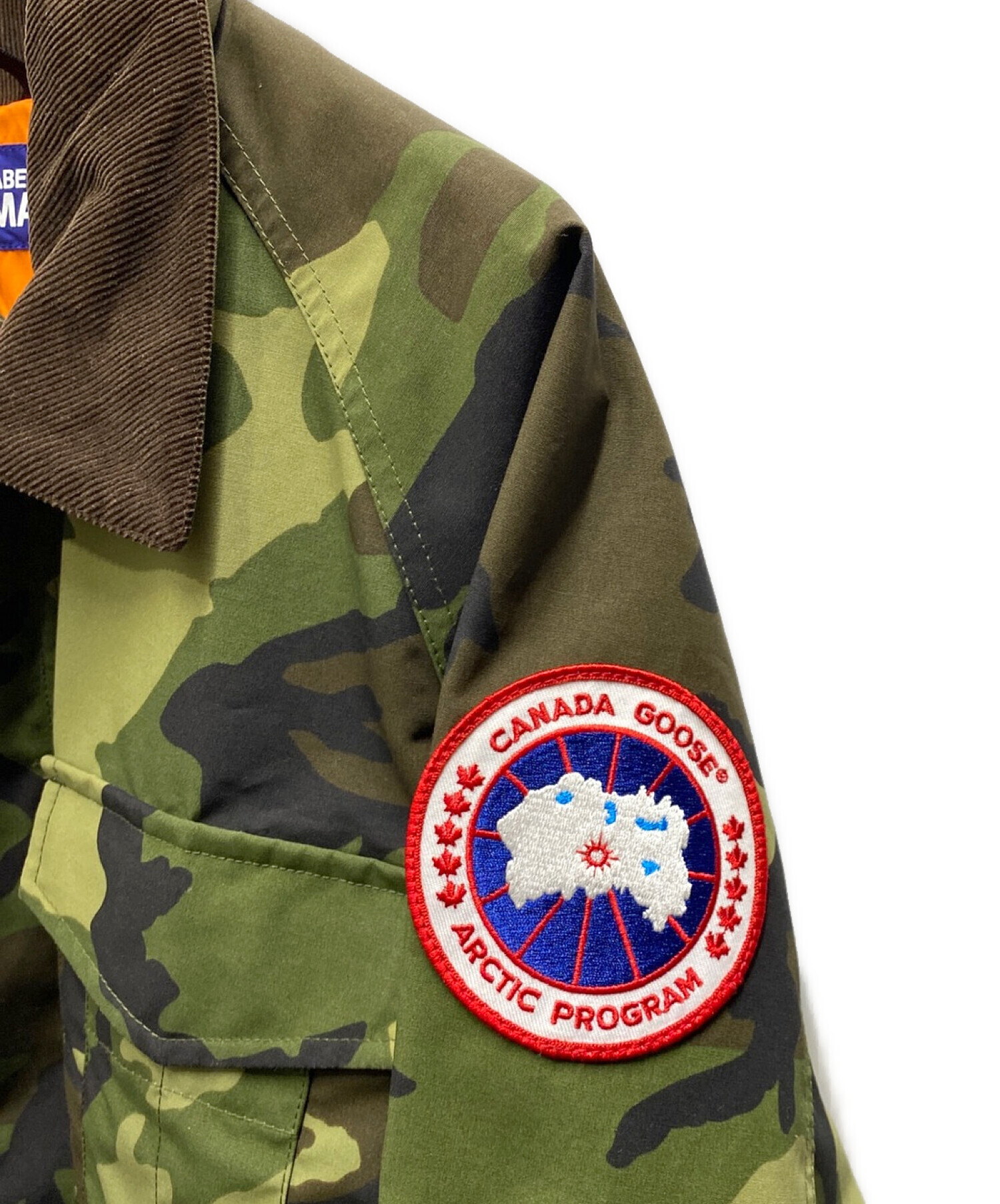 CANADA GOOSE × CDG JUNYA WATANABE MAN (ジュンヤワタナベマン×カナダグース) タクティカルジャケット カーキ  サイズ:S